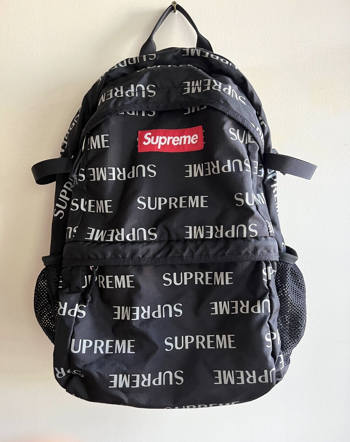 Supreme Supreme 3m reflective repeat backpack Grailed