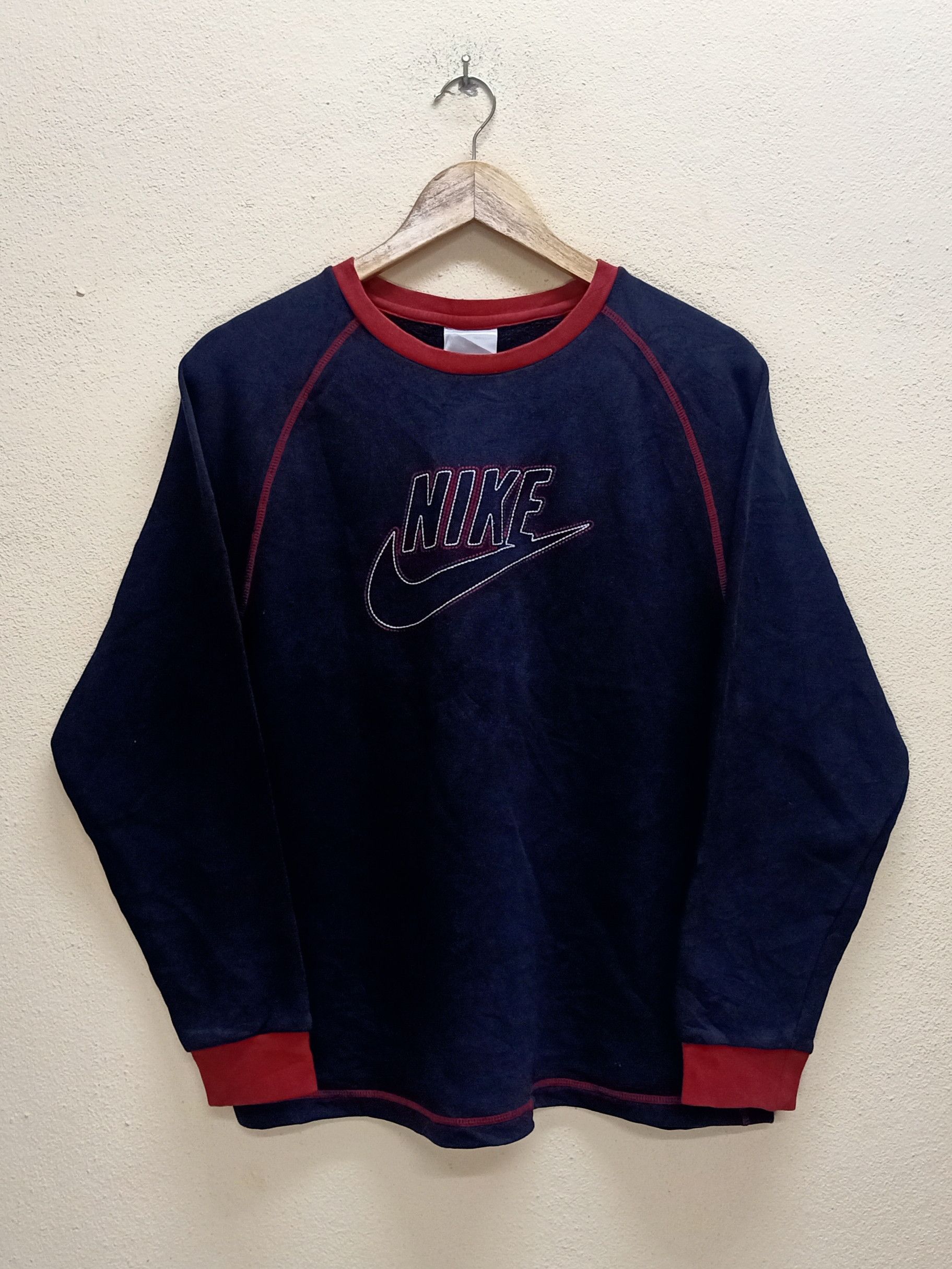 Vintage Nike center swoosh long sleeve Center... | Depop, image size:1823x2430