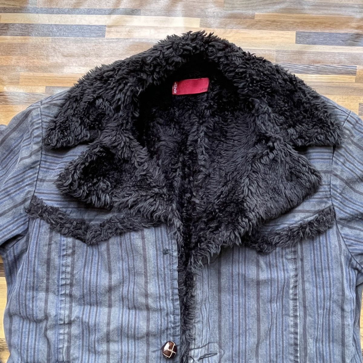 Levi's Vintage Clothing × Vintage Steals 90s Levi's Strauss Red Tag Cotton Fur Wool Jacket Size US L / EU 52-54 / 3 - 4 Thumbnail