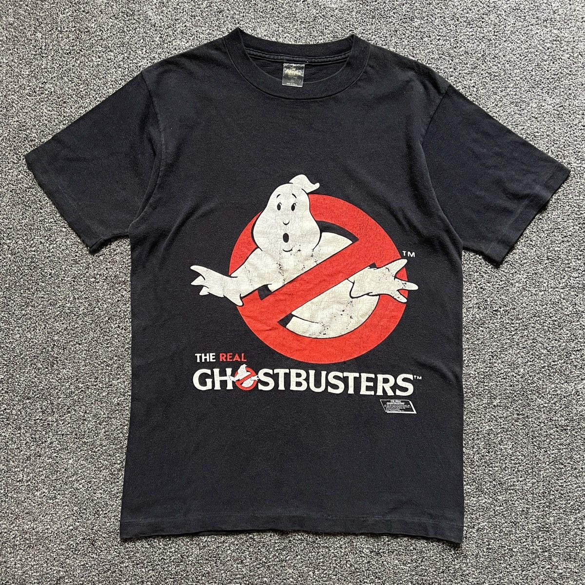 Vintage Vintage 80s Ghostbusters Movie T-shirt Black Anvil Tag Size US M / EU 48-50 / 2 - 1 Thumbnail