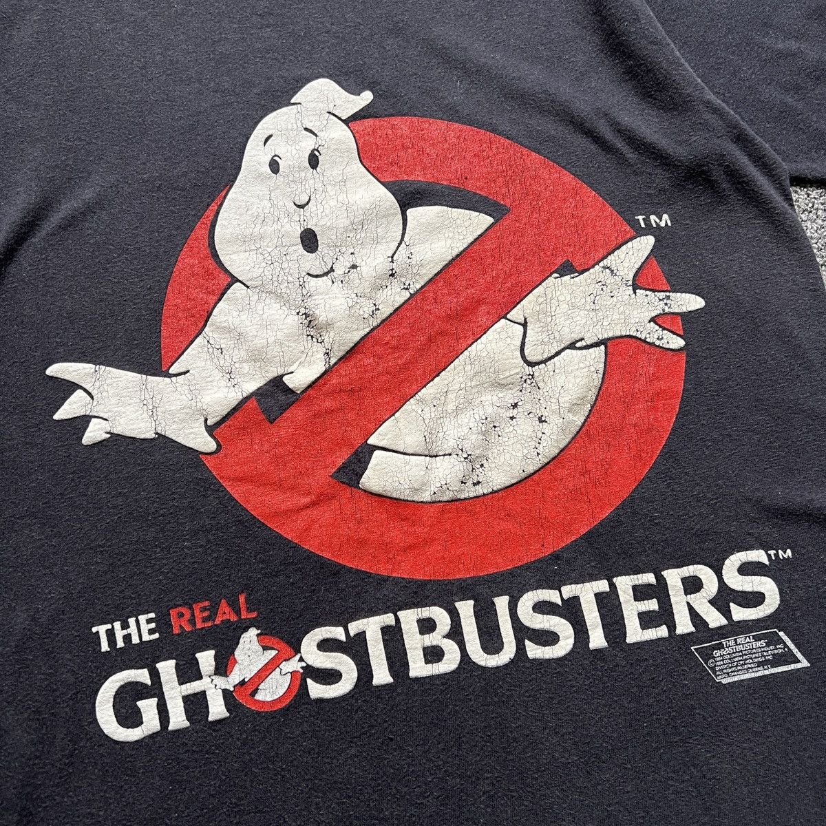 Vintage Vintage 80s Ghostbusters Movie T-shirt Black Anvil Tag Size US M / EU 48-50 / 2 - 2 Thumbnail