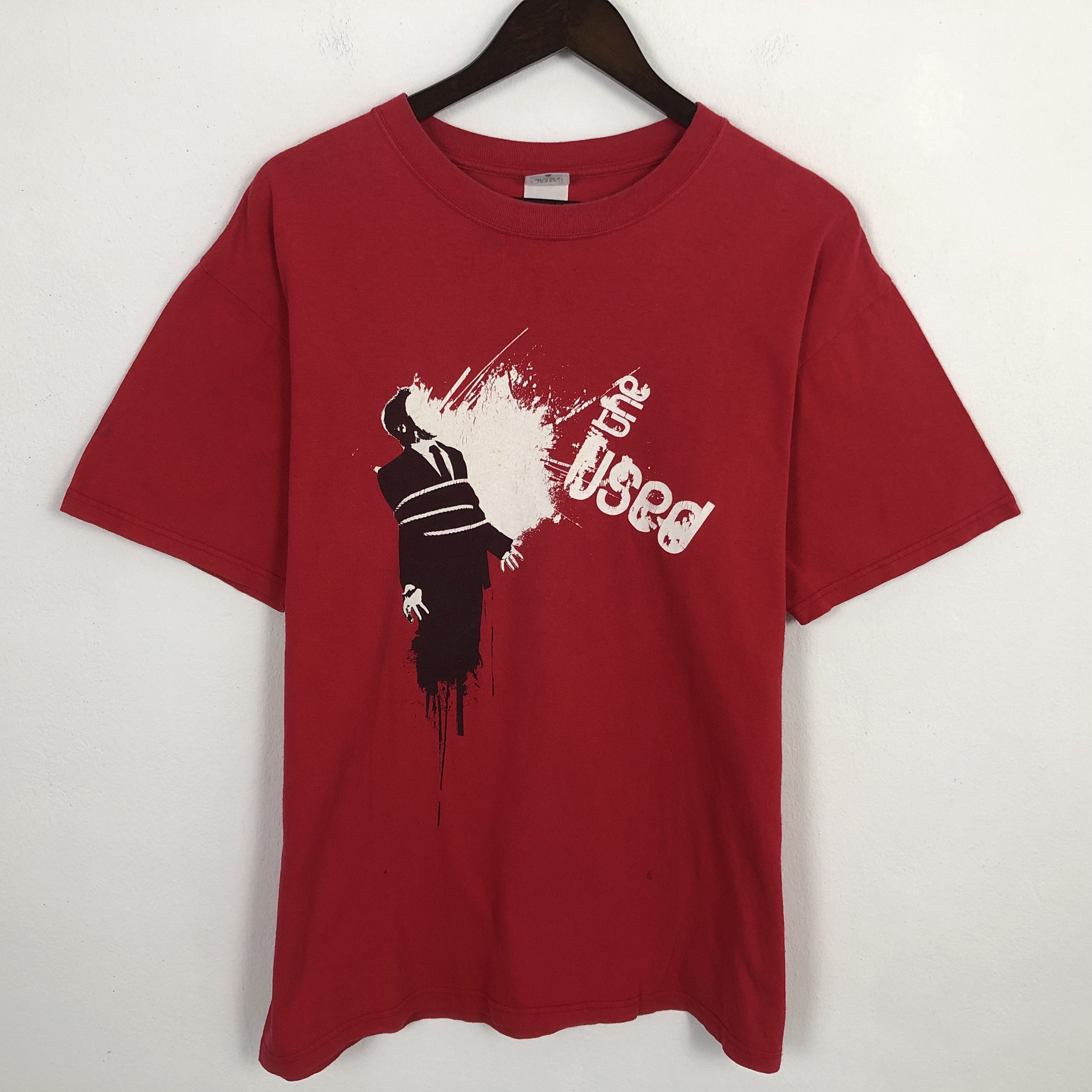 Band Tees × Vintage The Used Band Rock Vintage Tshirt Size US L / EU 52-54 / 3 - 1 Thumbnail