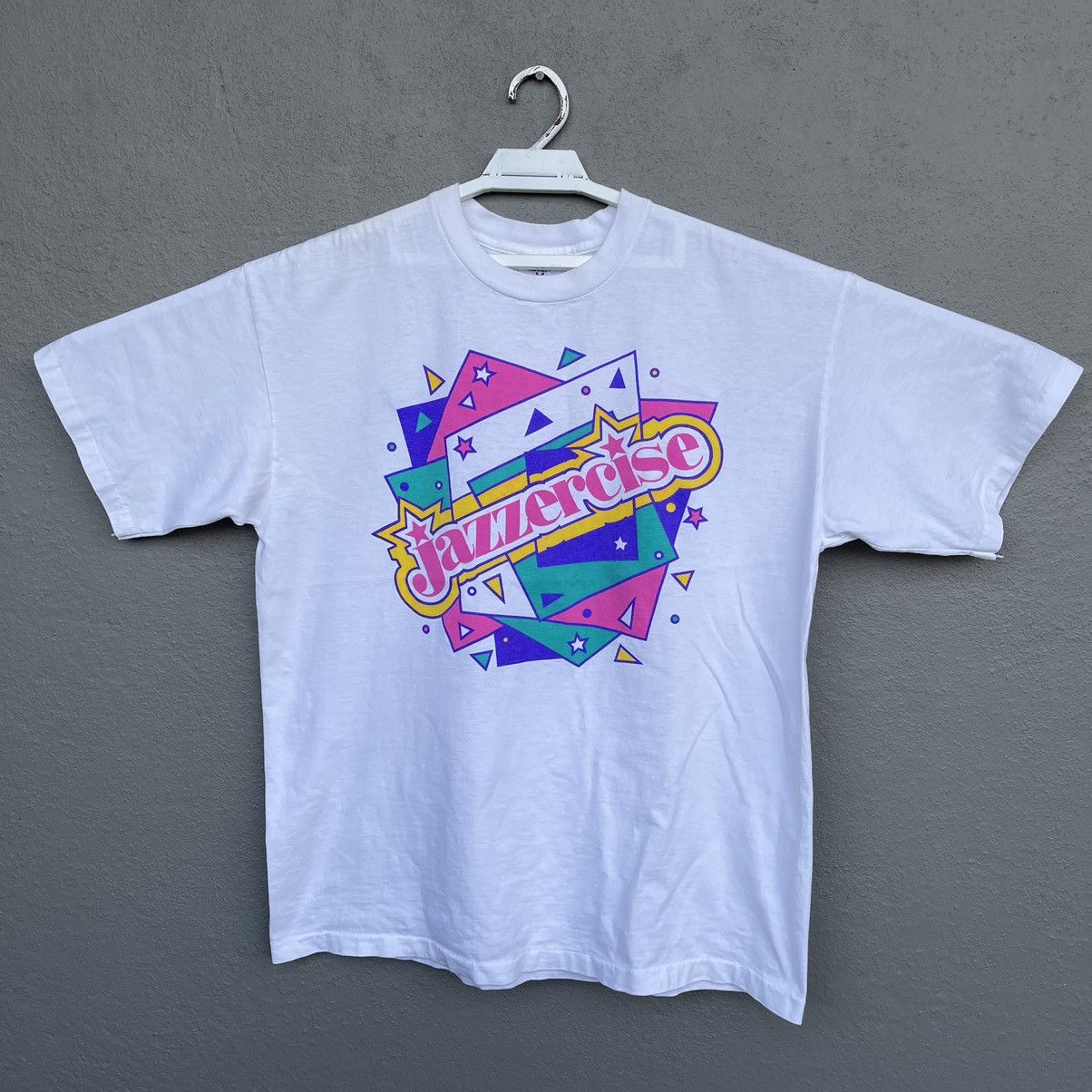 Band Tees × Vintage Vintage 90s Jazzercise T-Shirt Xlarge Size US XL / EU 56 / 4 - 1 Thumbnail