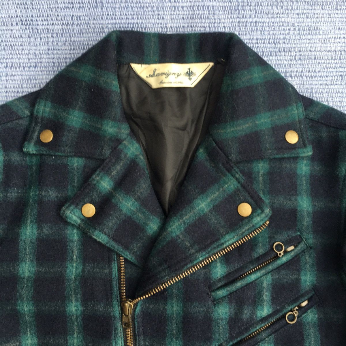 Japanese Brand double collar wool jacket Size US L / EU 52-54 / 3 - 2 Thumbnail
