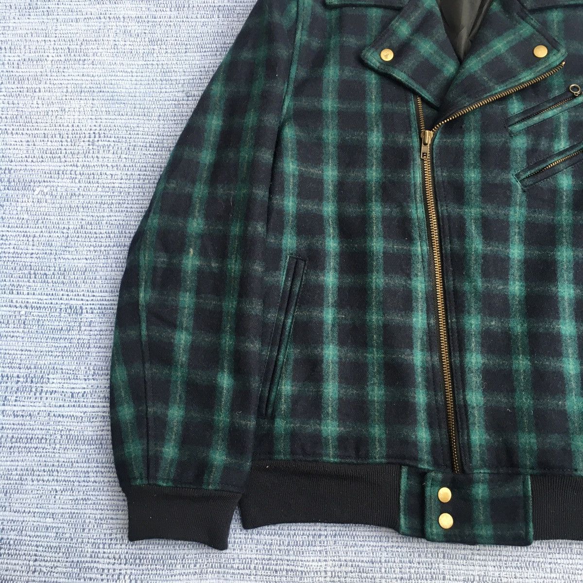 Japanese Brand double collar wool jacket Size US L / EU 52-54 / 3 - 4 Thumbnail
