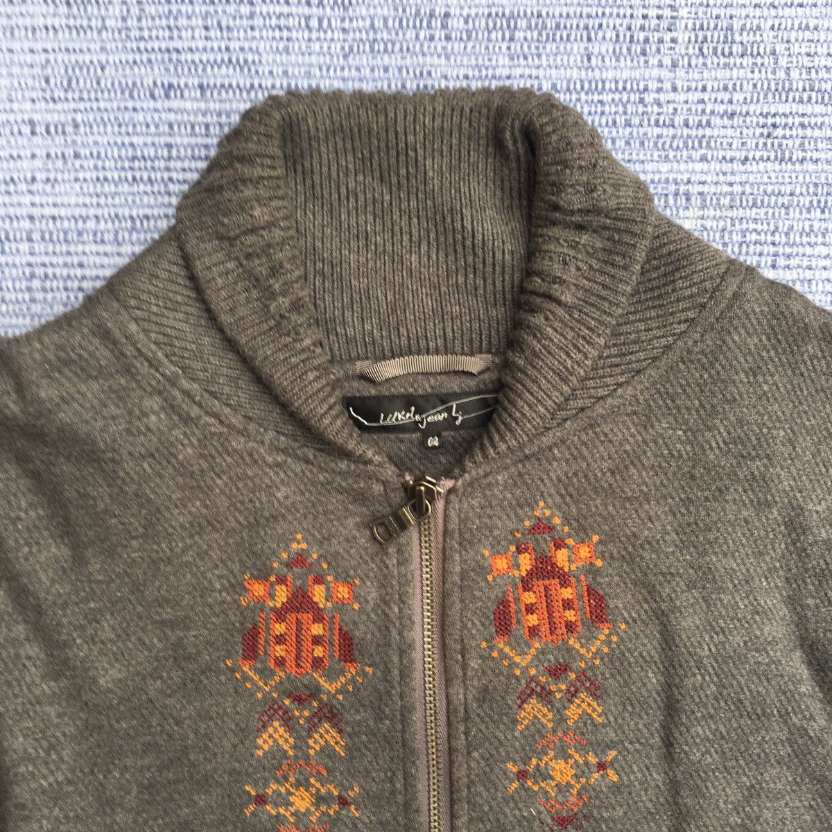 Japanese Brand lukh & jean knit jacket Size US M / EU 48-50 / 2 - 2 Thumbnail