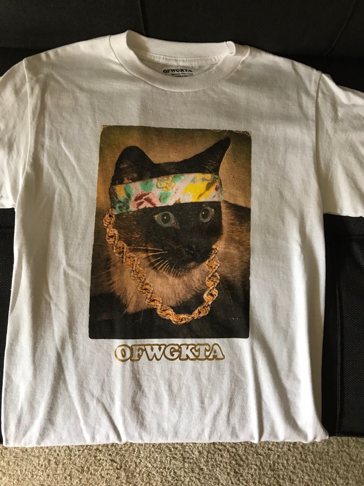 Odd Future OFWGKTA Cat With Chain T Shirt | Grailed
