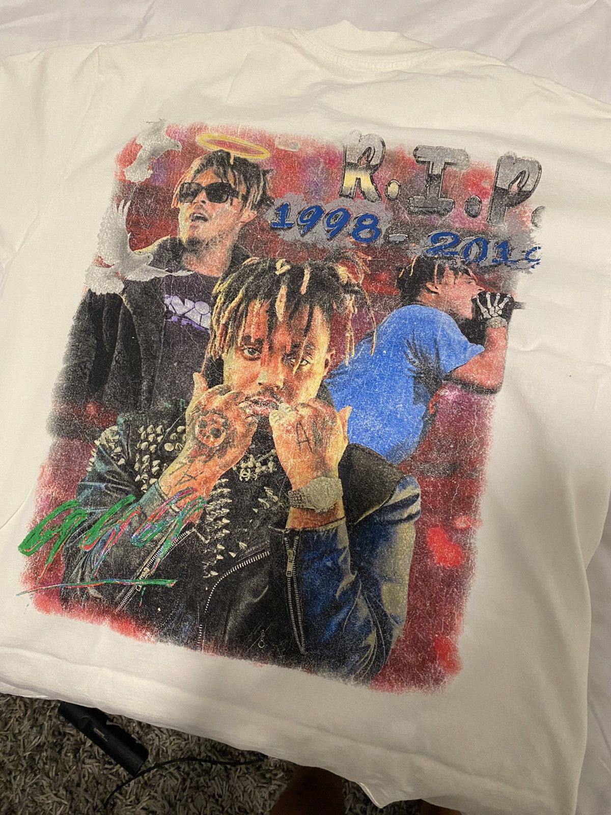 Street market supply juice wrld vintage tee