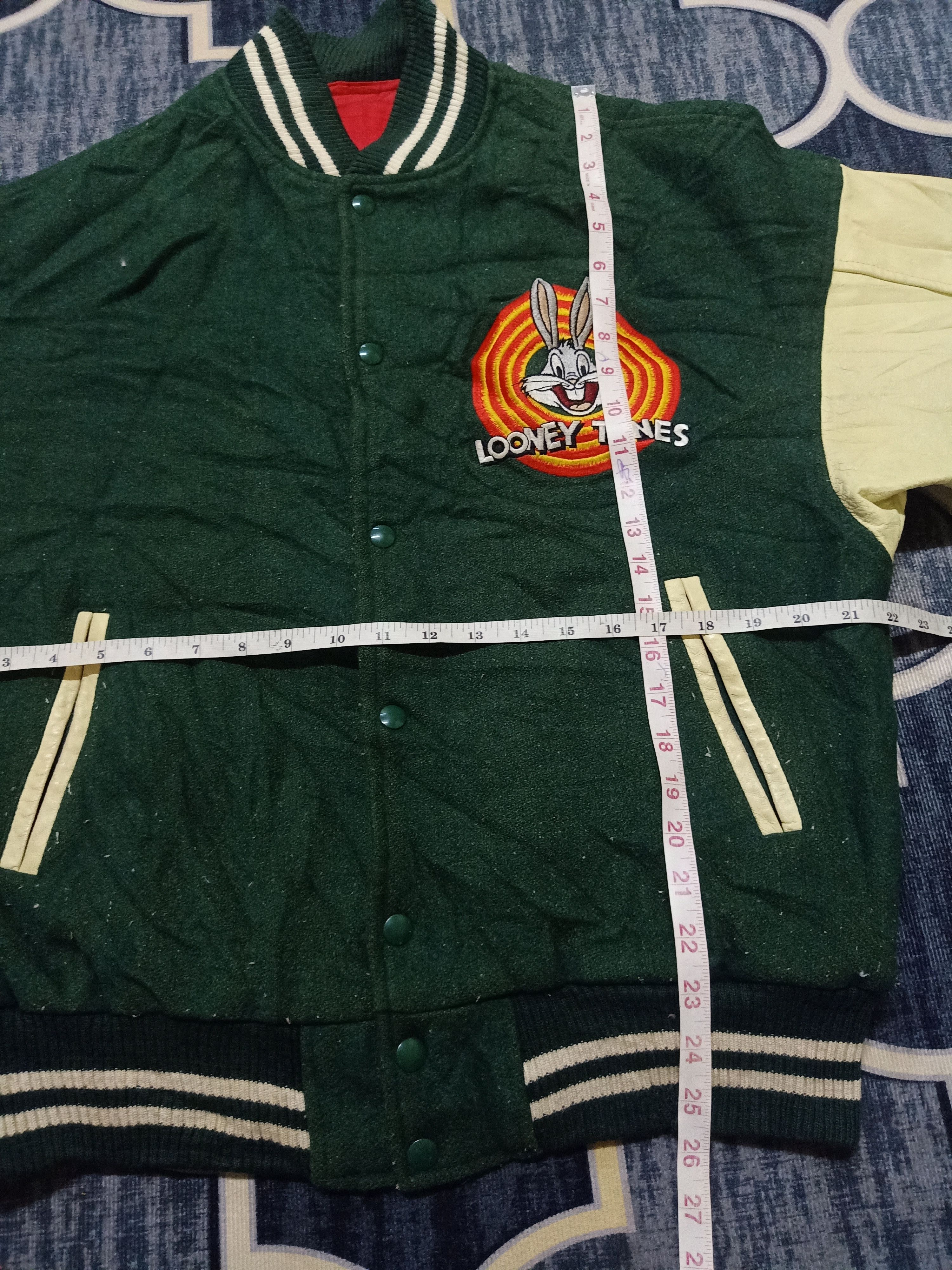 Vintage × Warner Bros Vintage Looney Tunes Bugs Bunny 50th Anniversary varsity Size US M / EU 48-50 / 2 - 7 Thumbnail