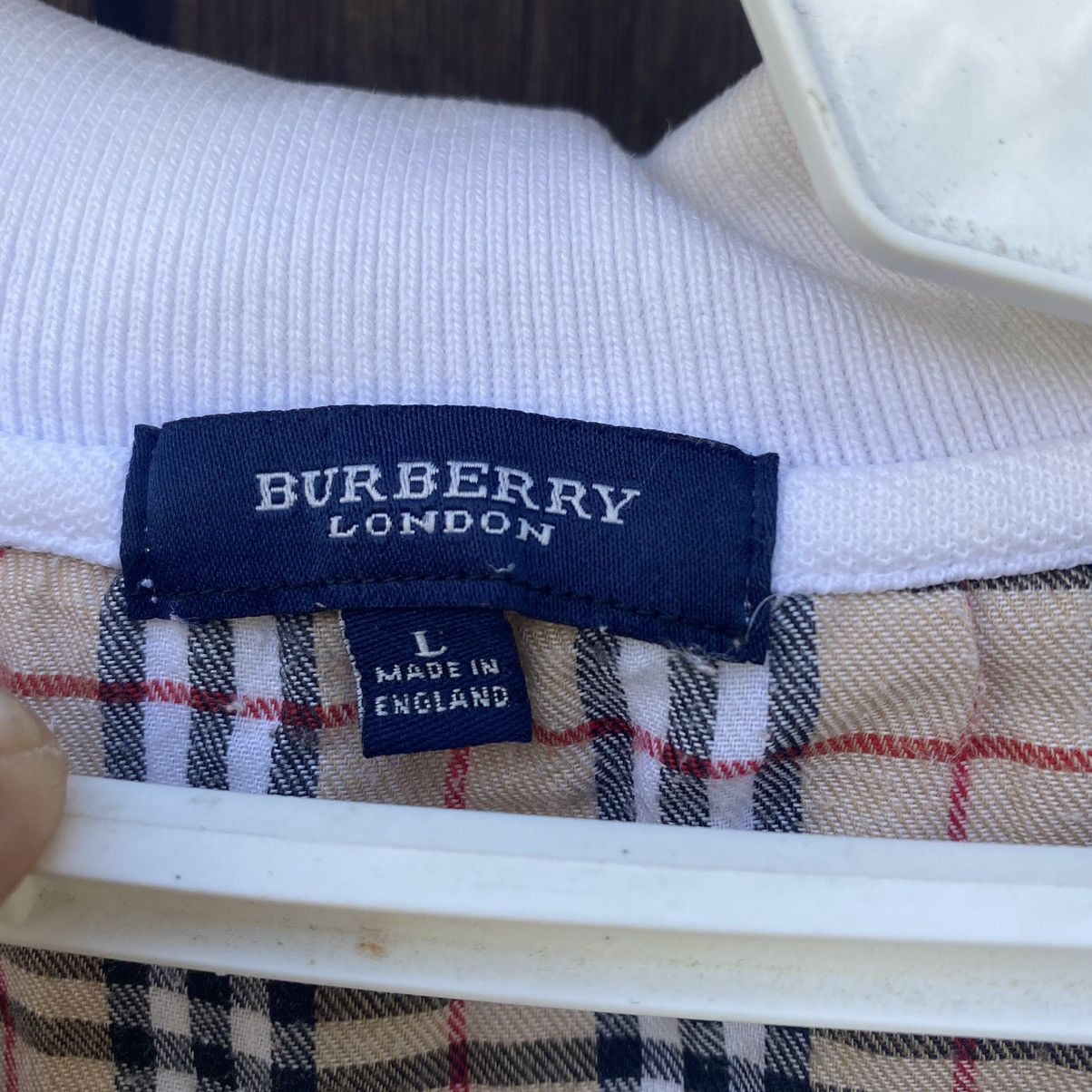 Burberry × Vintage Vintage burrbery novacheck made in england polo Size US L / EU 52-54 / 3 - 5 Thumbnail