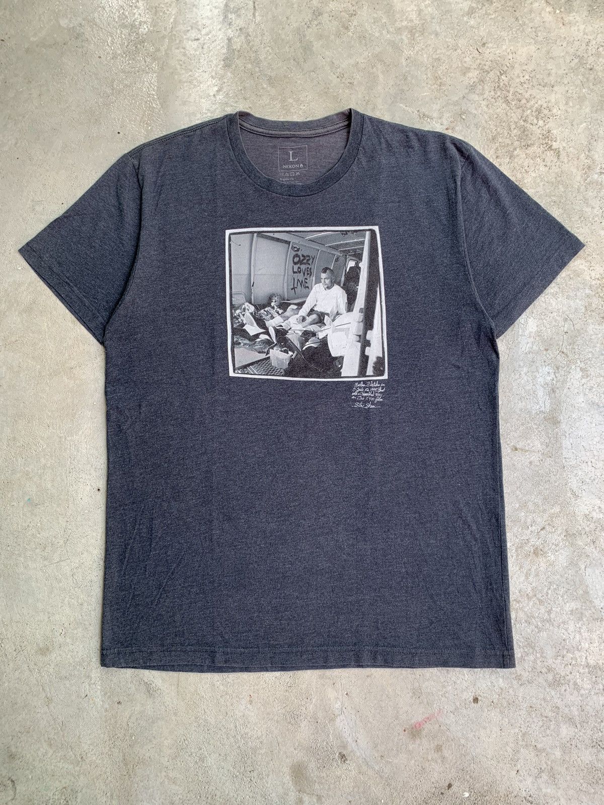 Nixon Rare nixon photography tees "OZZY LOVES ME" Size US L / EU 52-54 / 3 - 1 Thumbnail