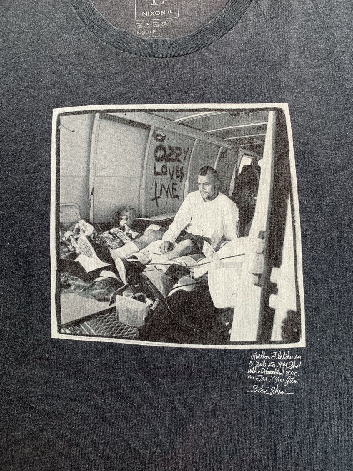 Nixon Rare nixon photography tees "OZZY LOVES ME" Size US L / EU 52-54 / 3 - 3 Thumbnail