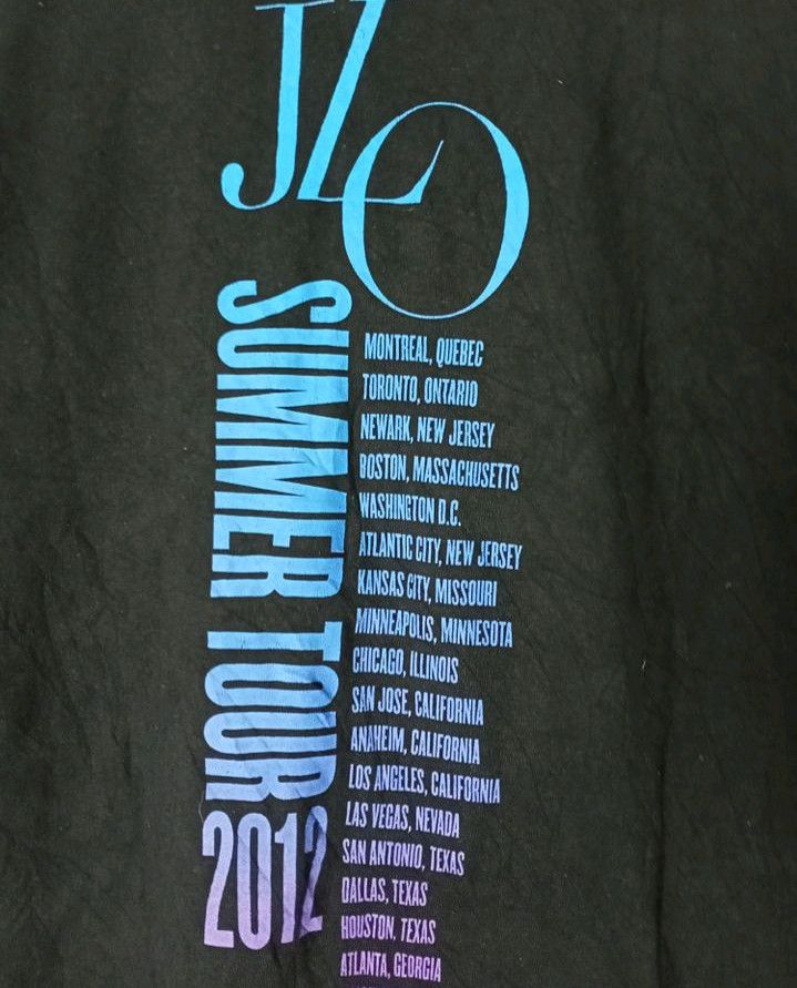 Band Tees JENNIFER LOPEZ Summer Tour T-Shirt Size S / US 4 / IT 40 - 4 Thumbnail