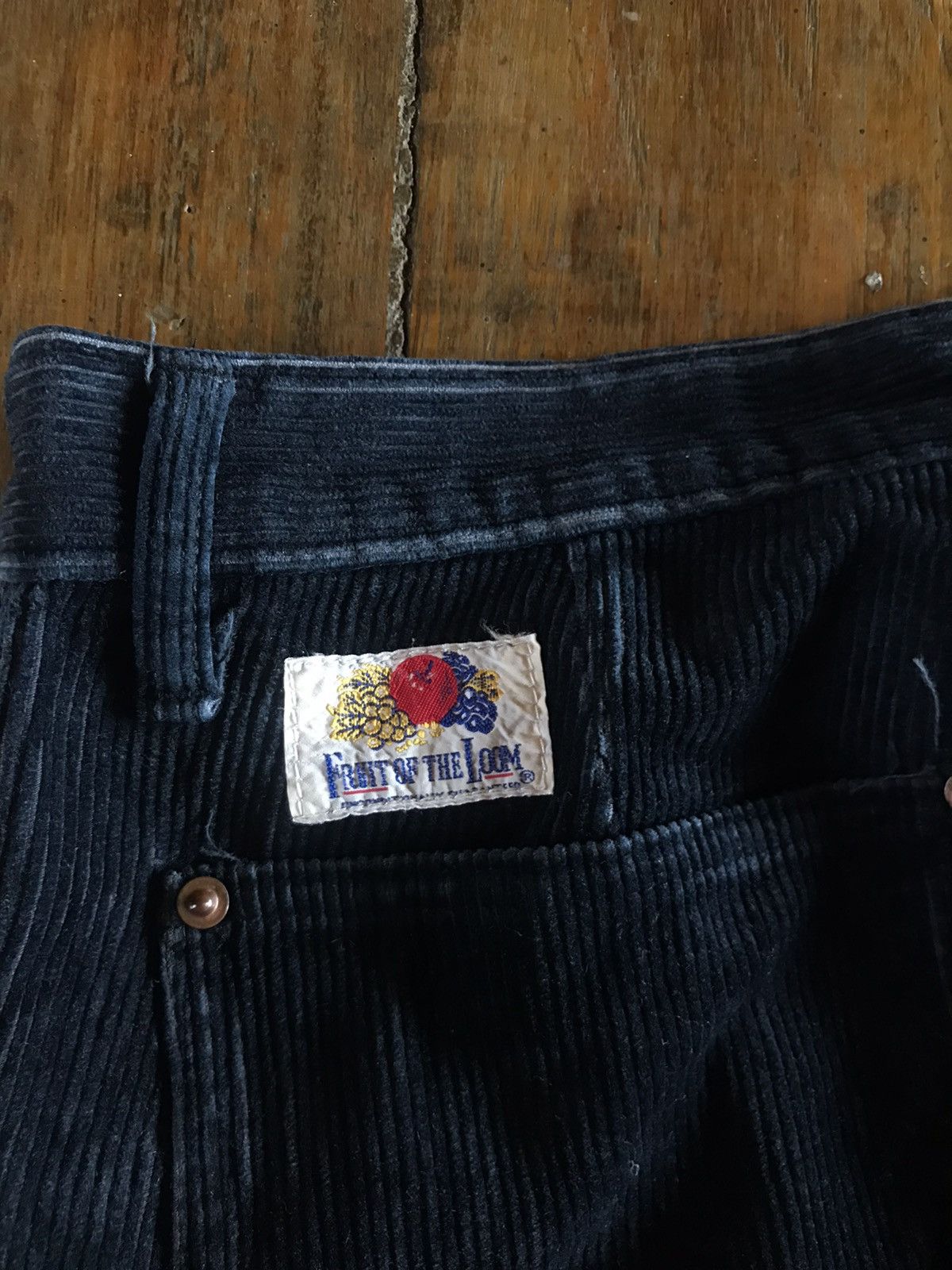 Fruit Of The Loom × Vintage Rare Vintage Fruit Of The Loom Corduroy Pant Size US 32 / EU 48 - 3 Thumbnail