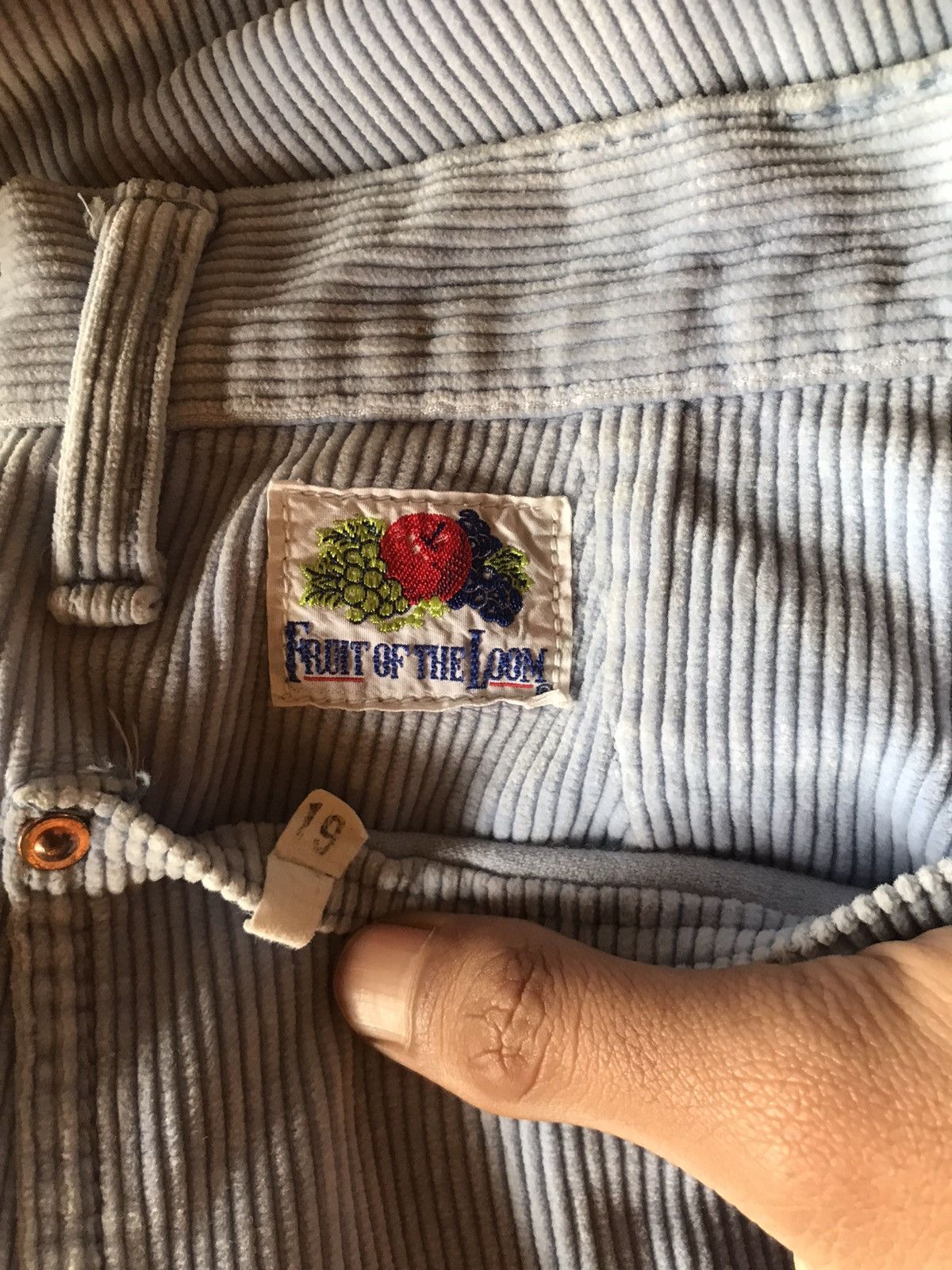 Edwin × Fruit Of The Loom × Vintage Rare Vintage Fruit Of The Loom Corduroy Pant Size US 32 / EU 48 - 1 Thumbnail