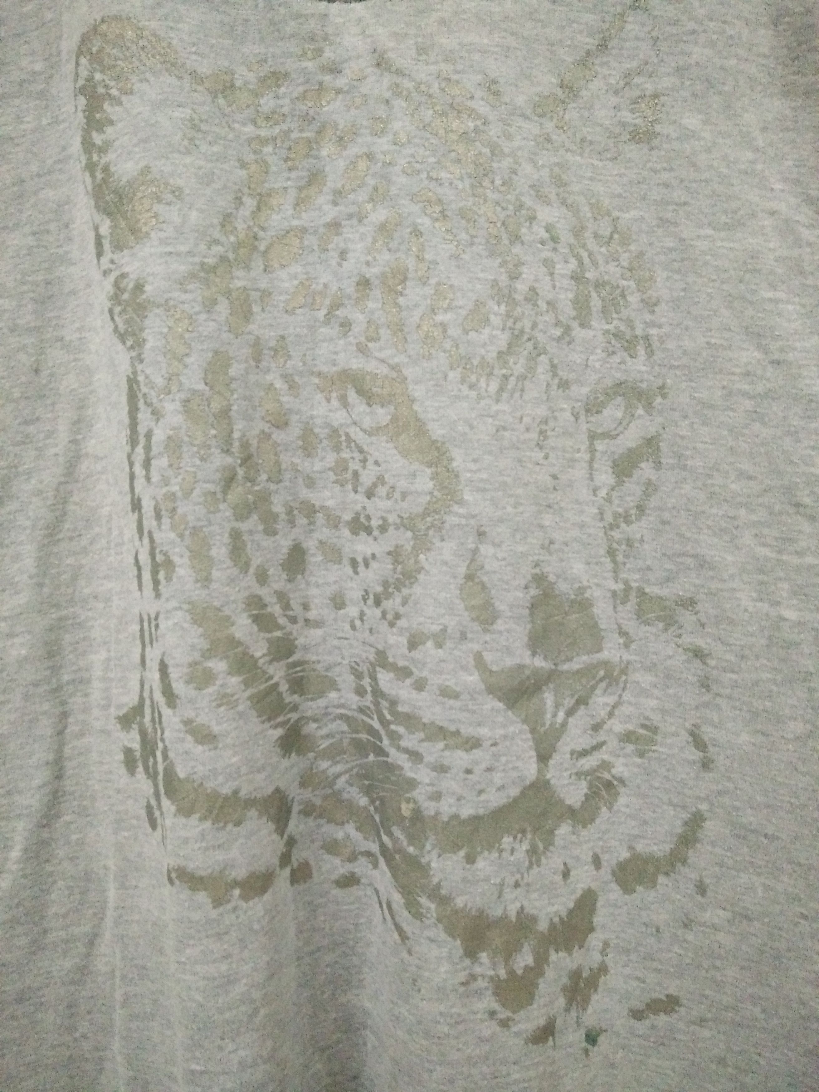 Krizia Uomo × Vintage Vintage Krizia Uomo Leopard Head T-shirt Size US M / EU 48-50 / 2 - 3 Thumbnail