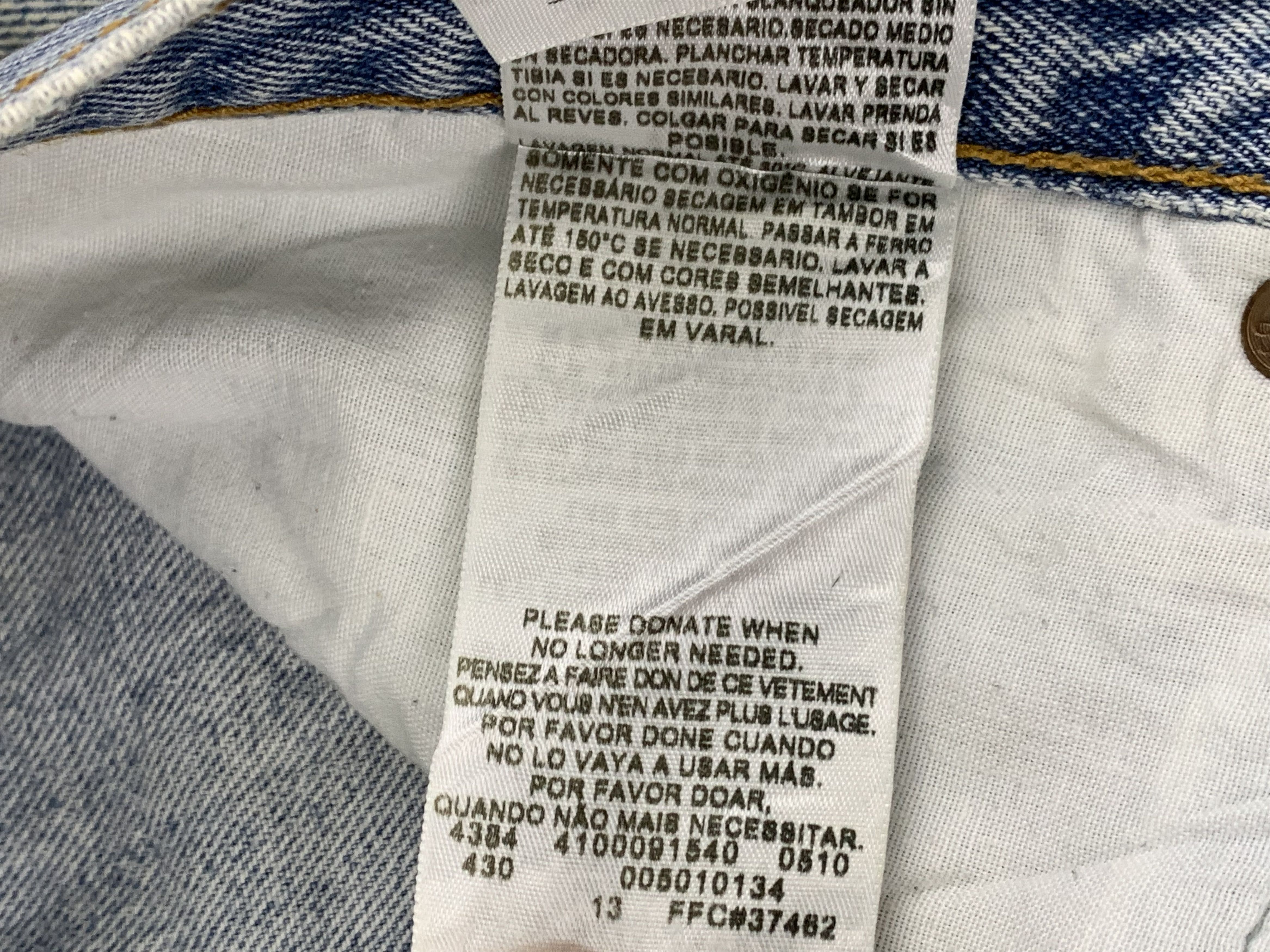 Levi's Vintage Levis 501 Light Wash Jeans DP1821 Size US 38 / EU 54 - 9 Thumbnail