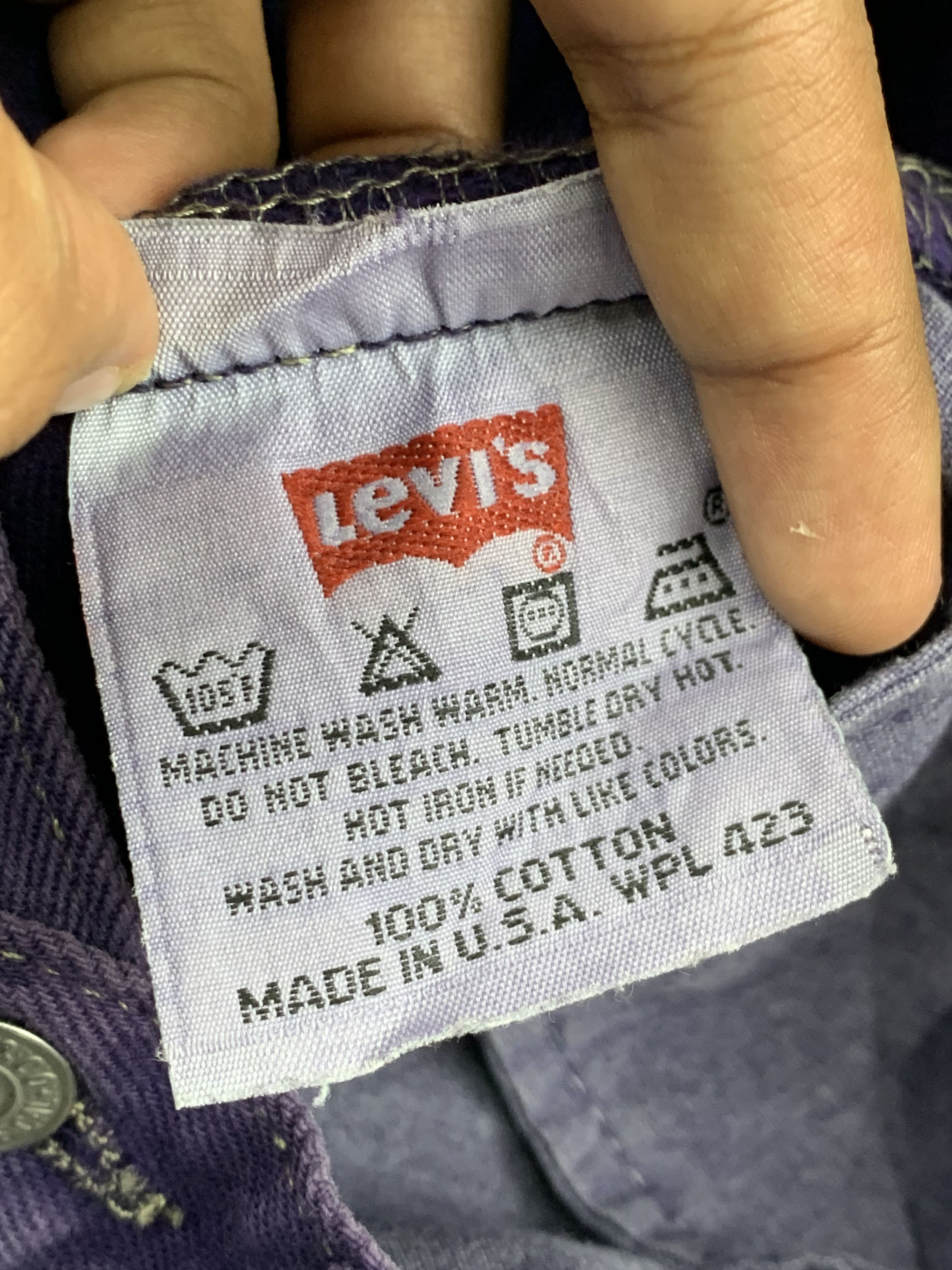 Levi's Vintage 90s Levis 501 Jeans DP1824 Size US 31 - 6 Thumbnail
