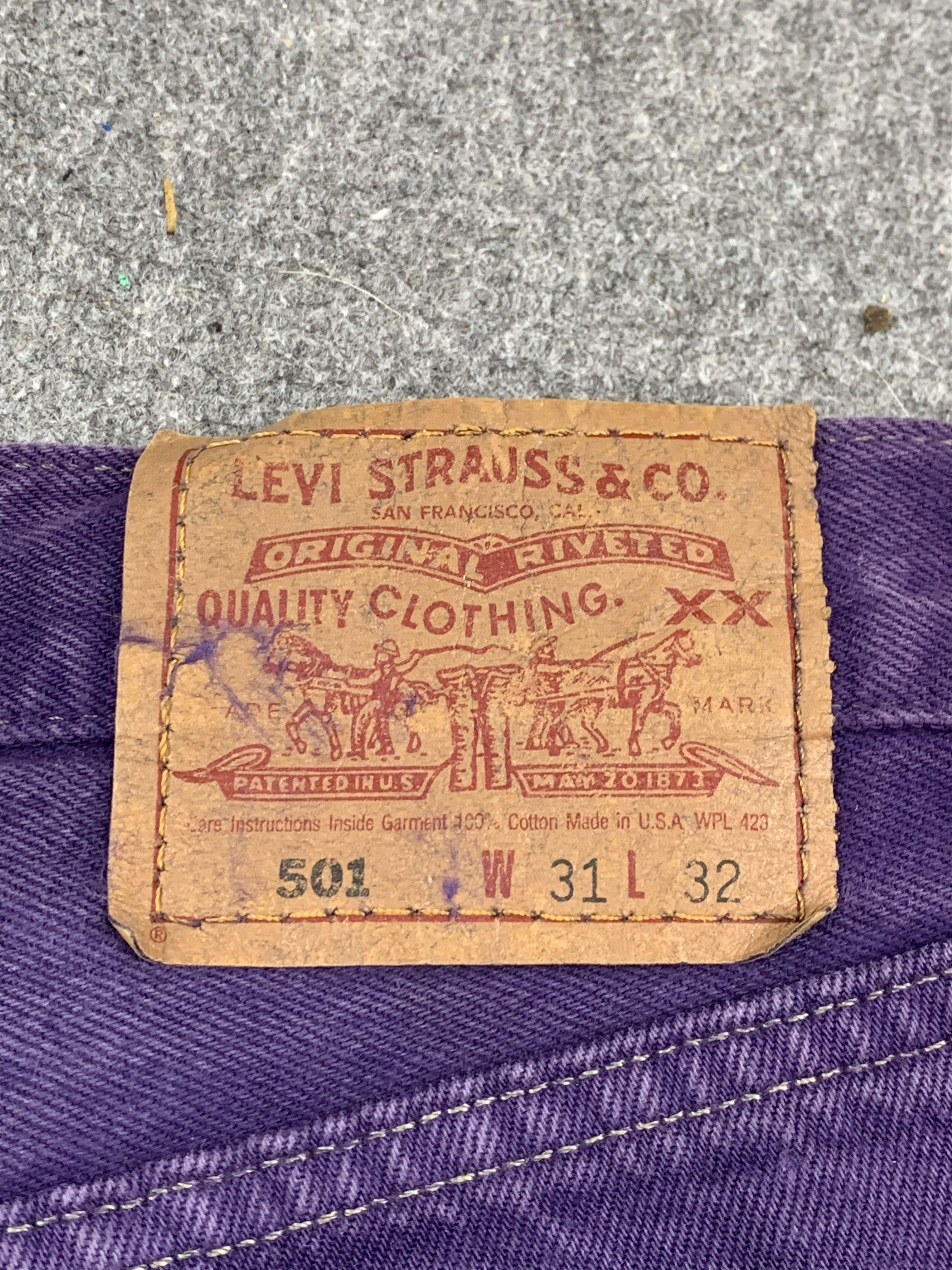 Levi's Vintage 90s Levis 501 Jeans DP1824 Size US 31 - 10 Thumbnail