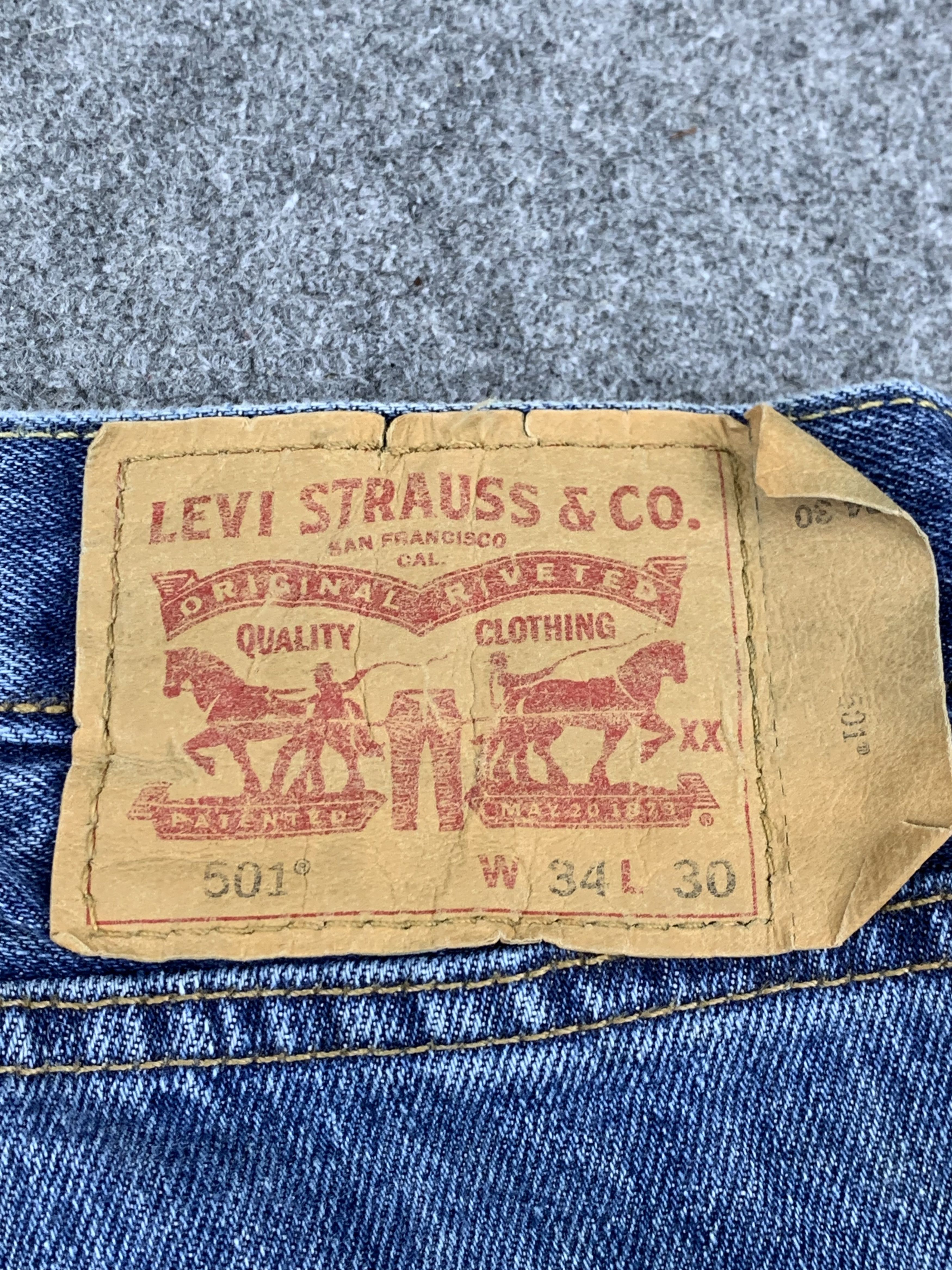 Levi's Vintage Levis 501 Light Blue Jeans DP1825 Size US 36 / EU 52 - 5 Thumbnail