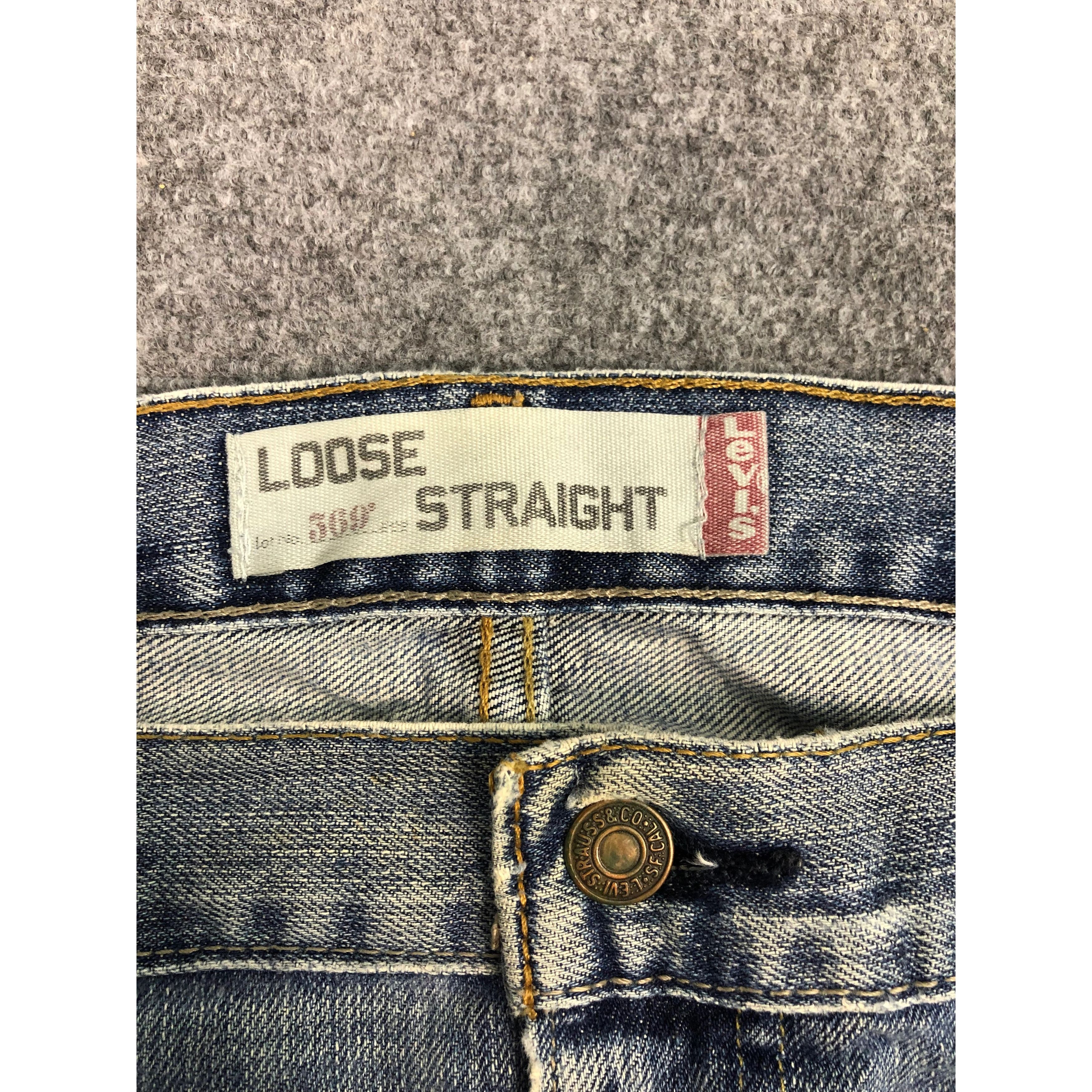 Levi's Vintage Levis 569 Loose Straight Jeans DP0477 Size US 43 - 7 Thumbnail