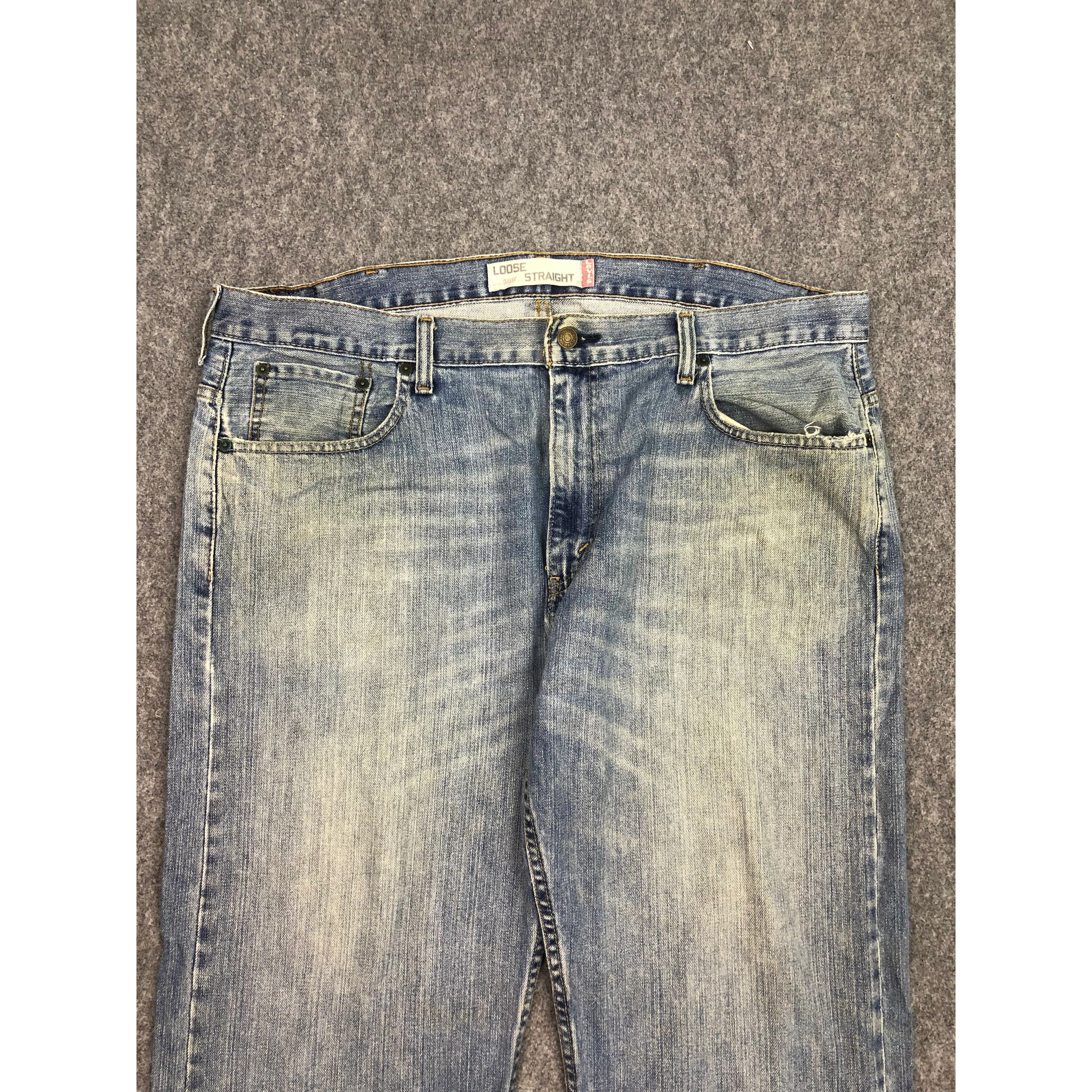 Levi's Vintage Levis 569 Loose Straight Jeans DP0477 Size US 43 - 3 Thumbnail