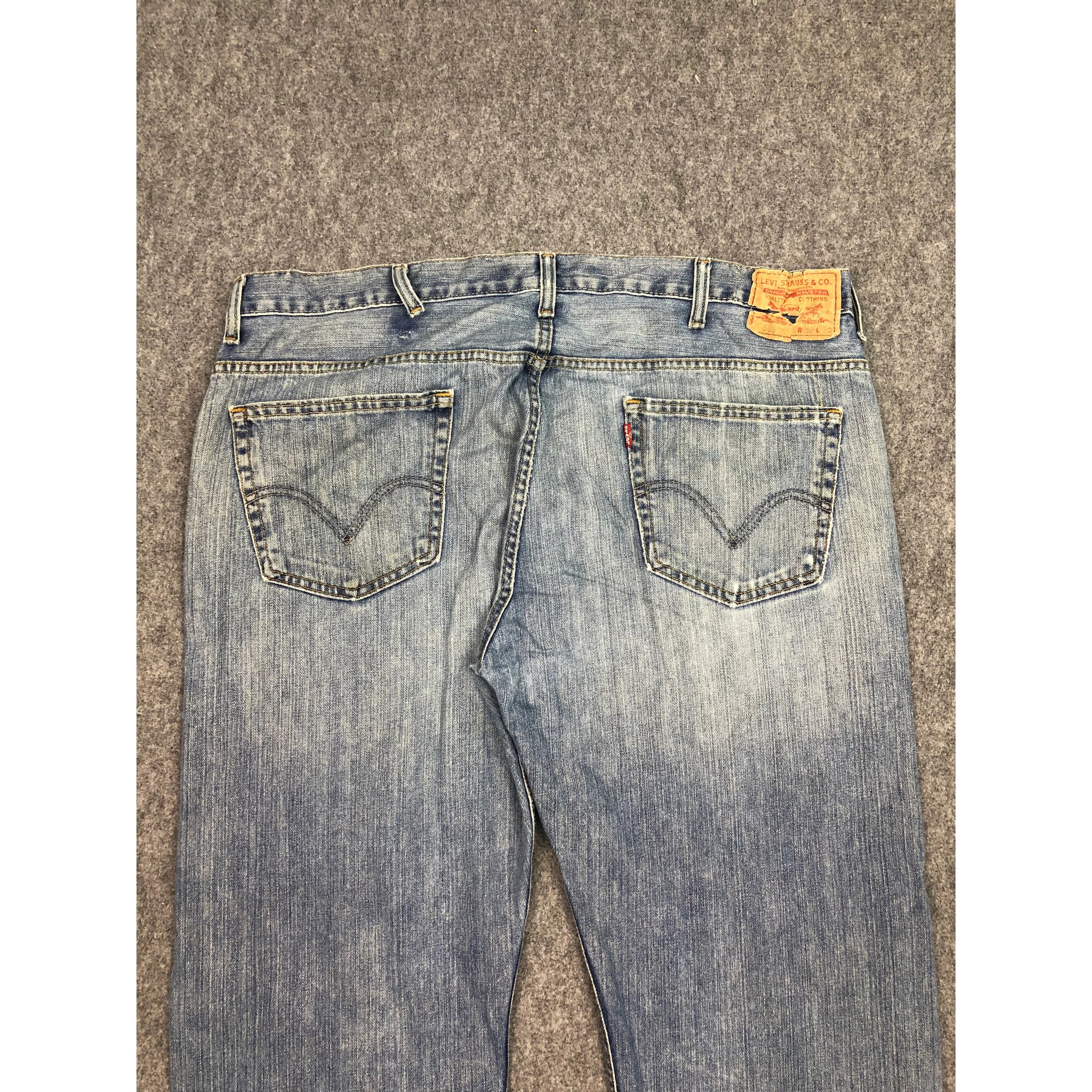 Levi's Vintage Levis 569 Loose Straight Jeans DP0477 Size US 43 - 4 Thumbnail