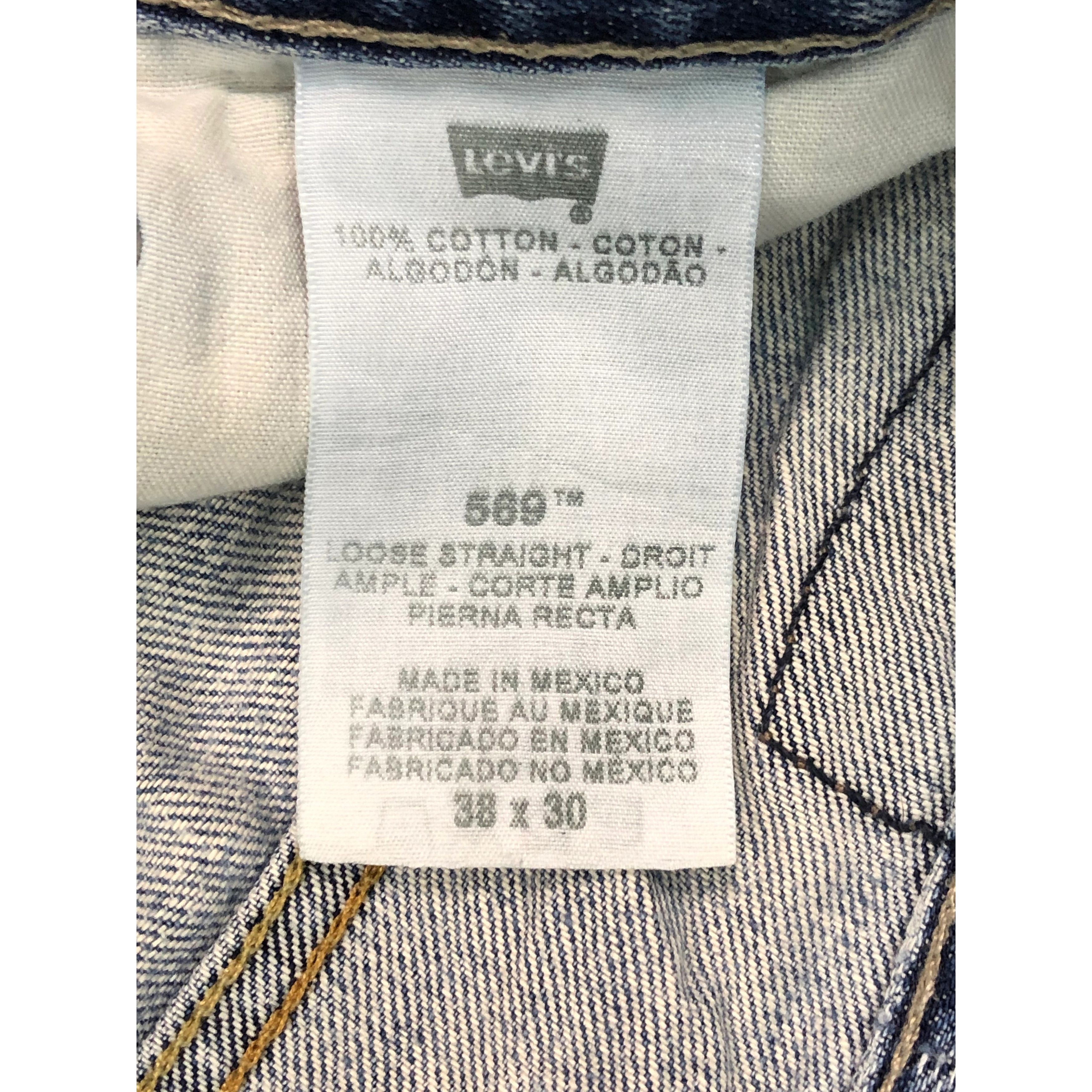 Levi's Vintage Levis 569 Loose Straight Jeans DP0477 Size US 43 - 6 Thumbnail
