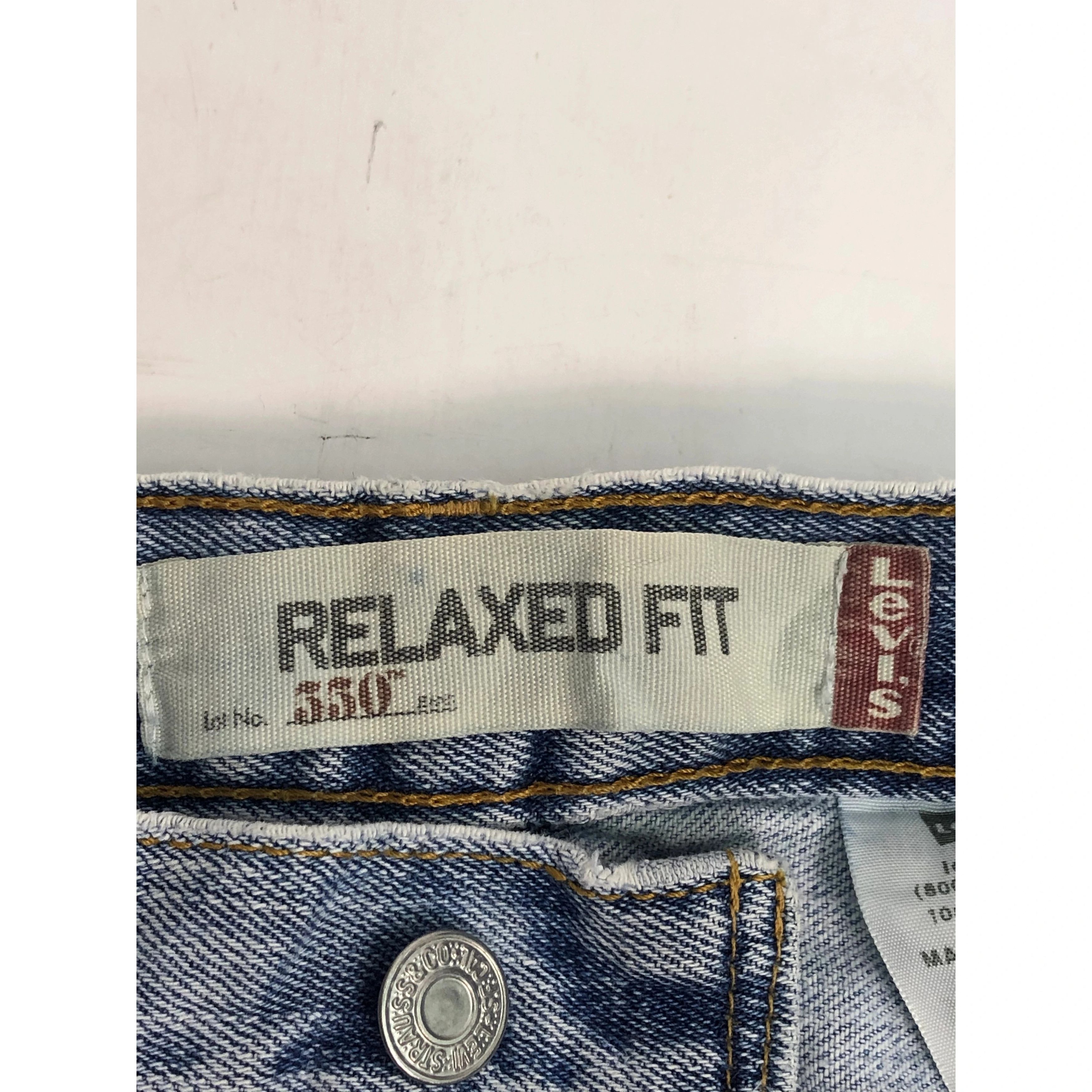 Levi's Vintage Levis 550 Relaxed Fit Faded Denim DP0085 Size US 36 / EU 52 - 9 Thumbnail