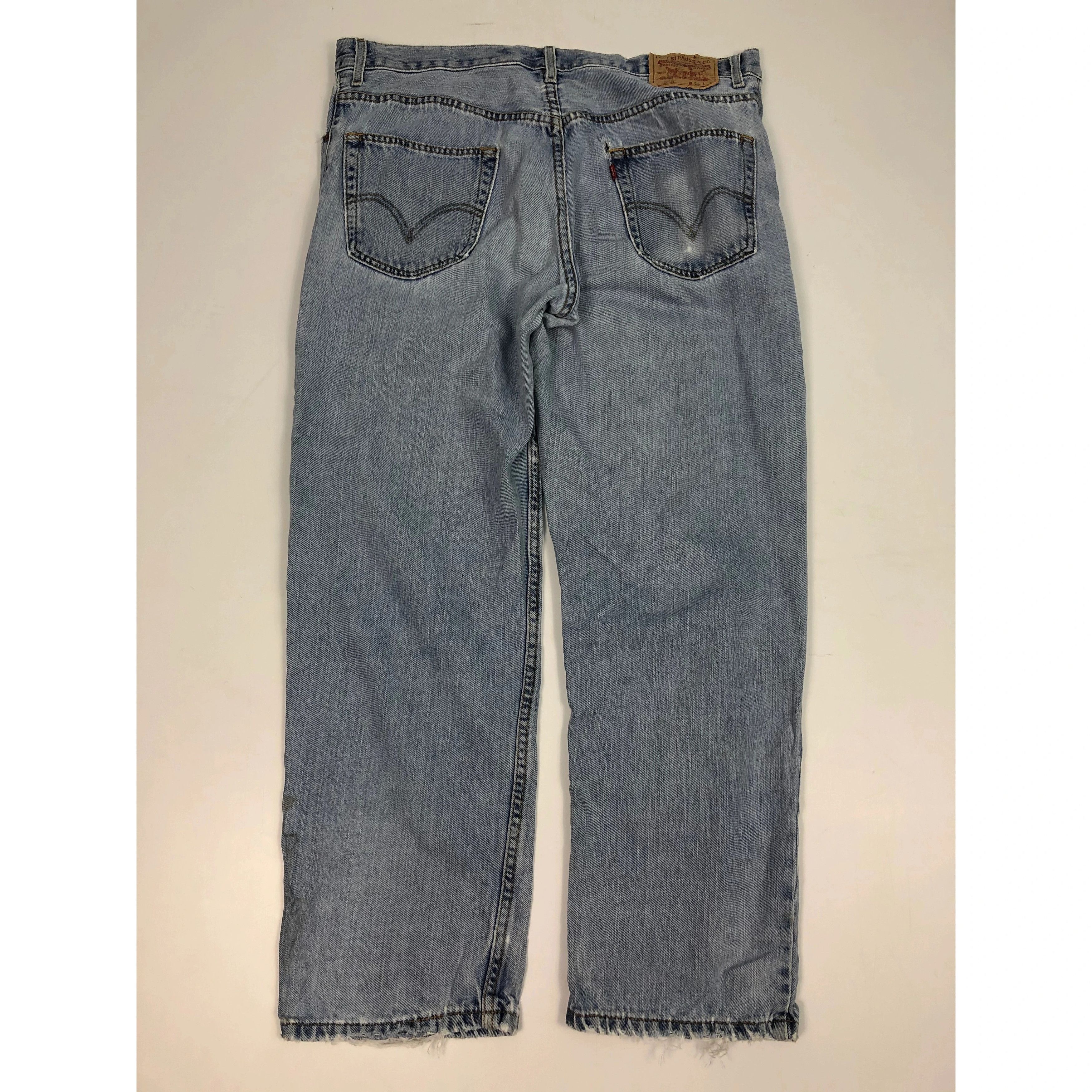 Levi's Vintage Levis 550 Relaxed Fit Faded Denim DP0085 Size US 36 / EU 52 - 3 Thumbnail