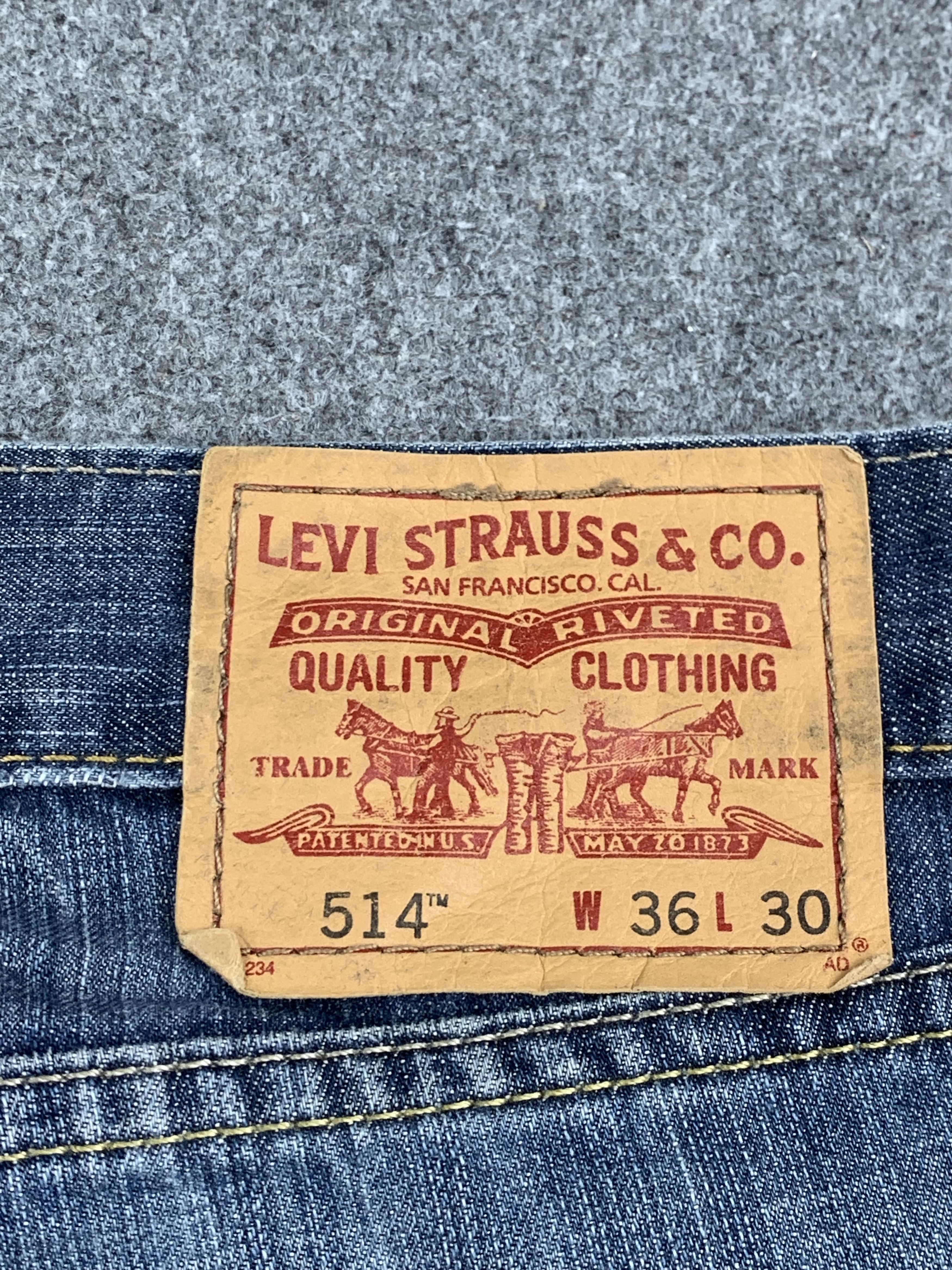 Levi's Vintage Levis 514 Faded Blue Jeans DP1833 Size US 39 - 5 Thumbnail
