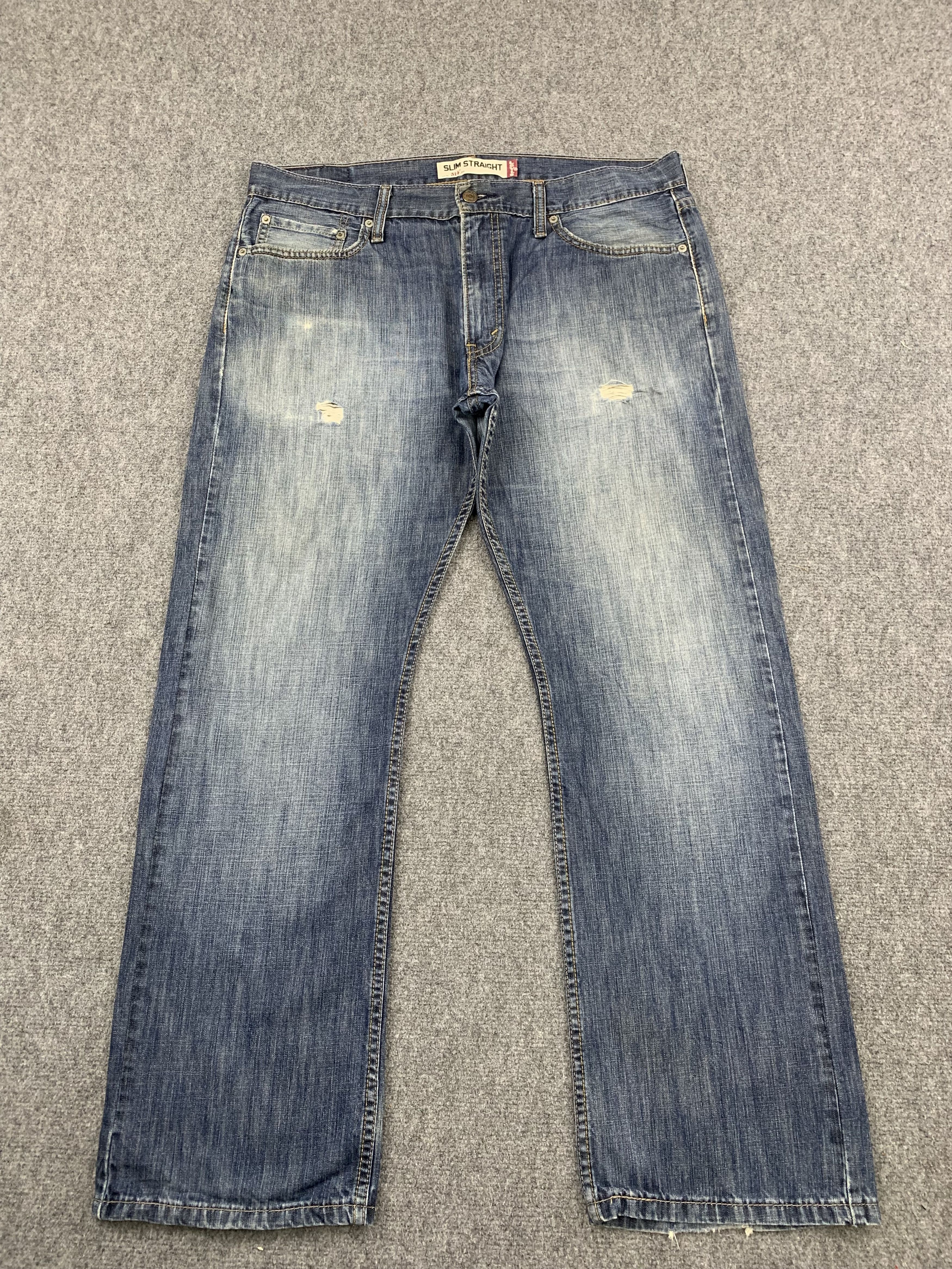 Levi's Vintage Levis 514 Faded Blue Jeans DP1833 Size US 39 - 1 Thumbnail