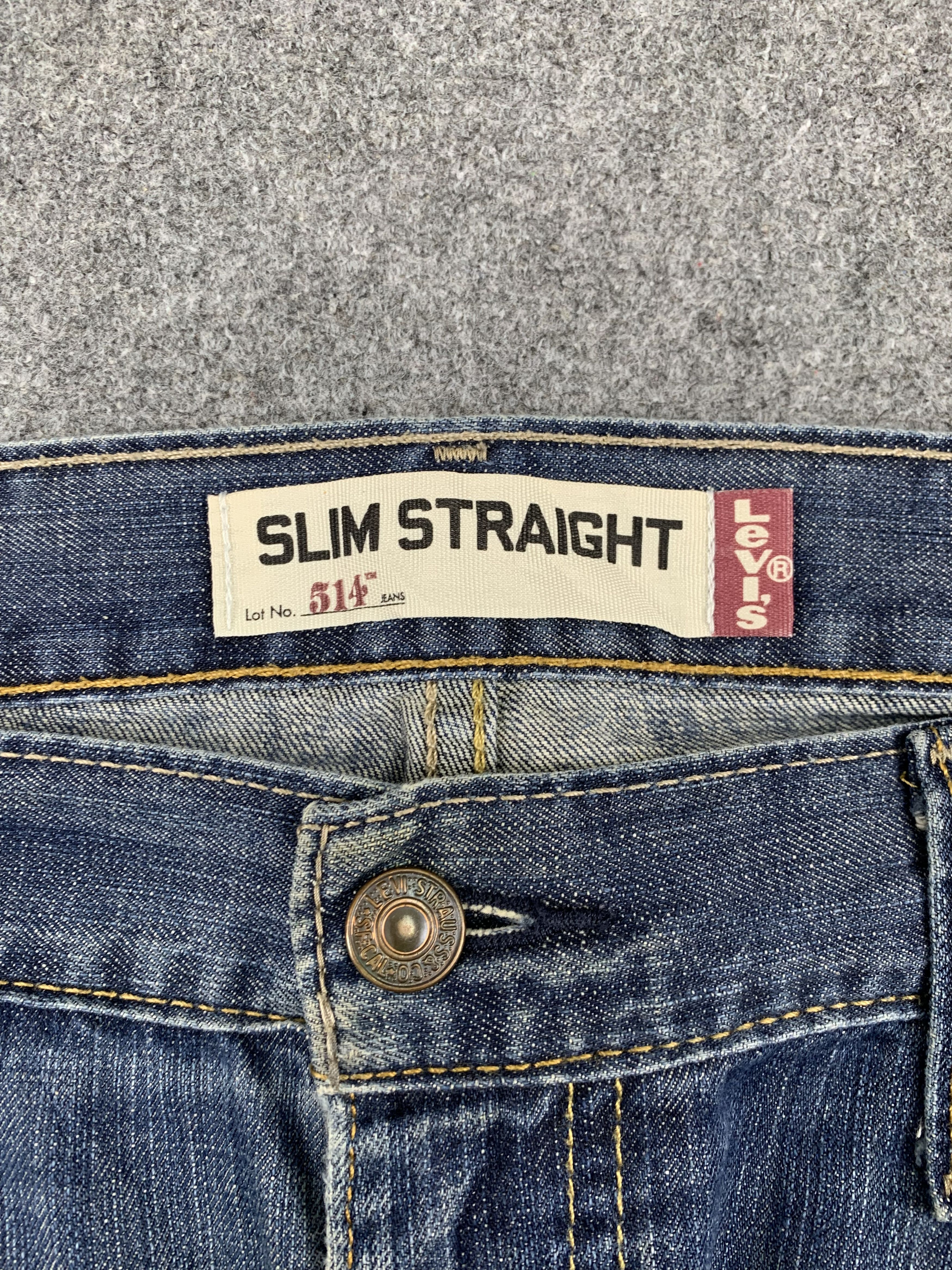 Levi's Vintage Levis 514 Faded Blue Jeans DP1833 Size US 39 - 11 Thumbnail