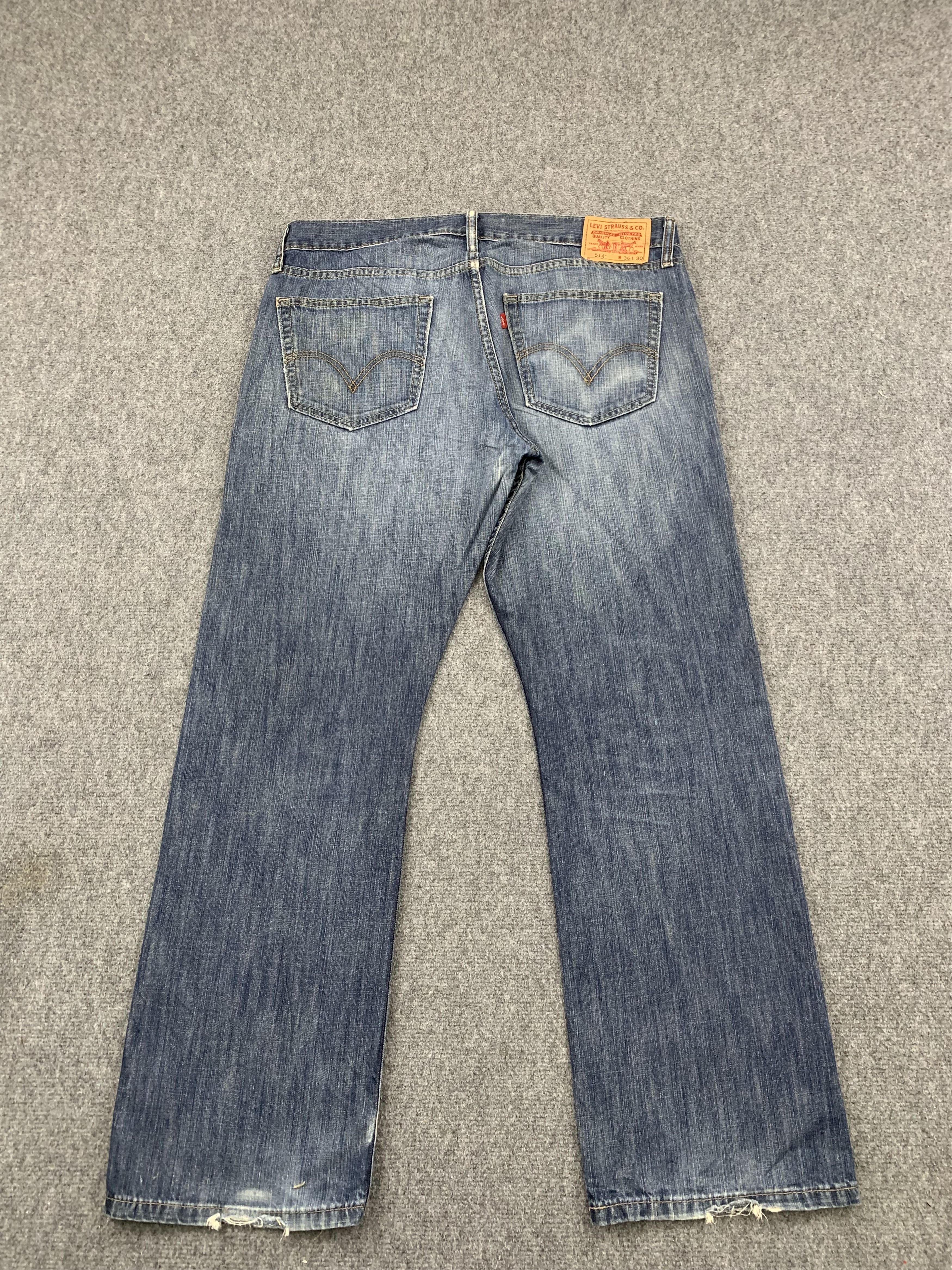 Levi's Vintage Levis 514 Faded Blue Jeans DP1833 Size US 39 - 3 Thumbnail