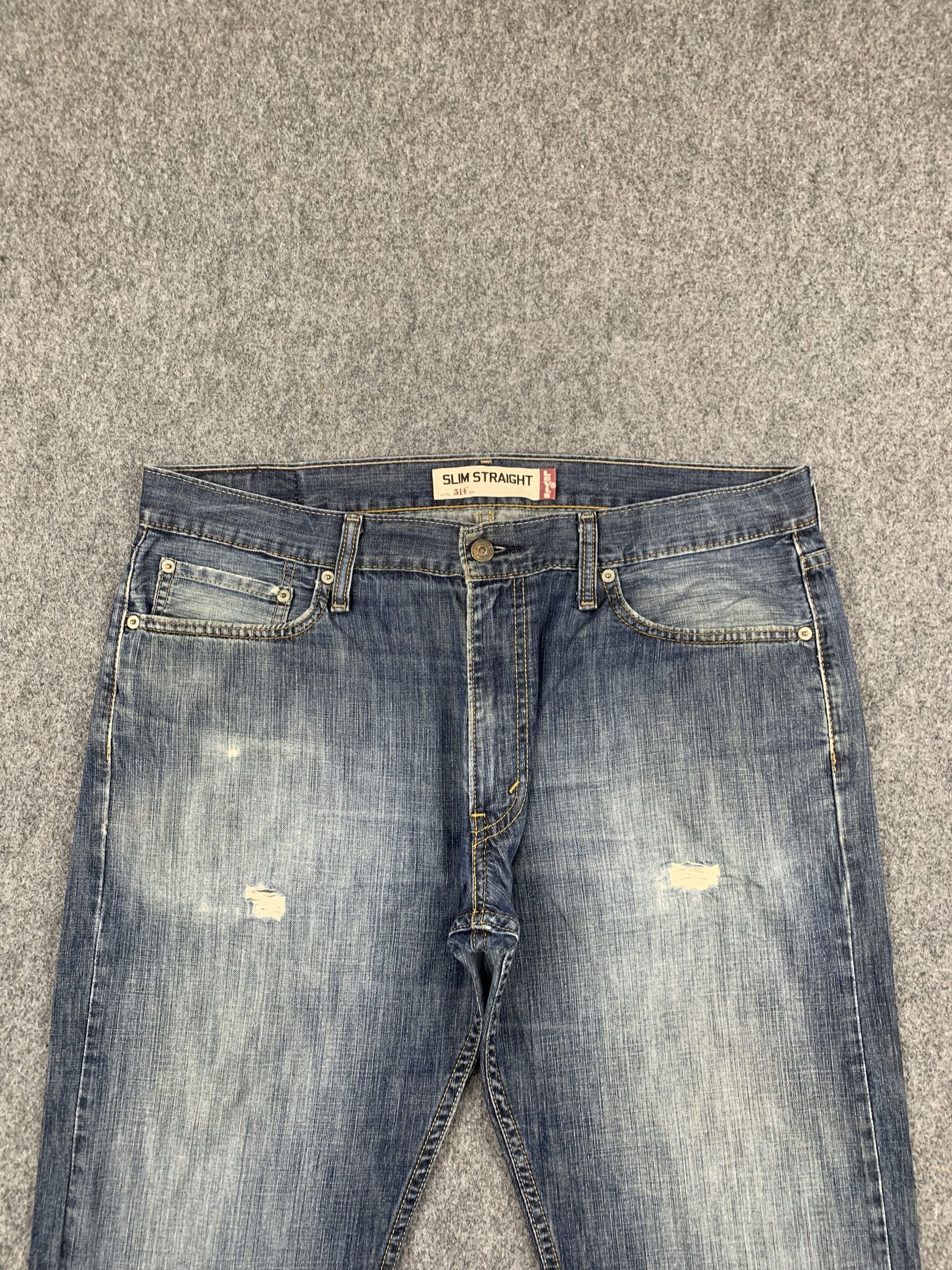 Levi's Vintage Levis 514 Faded Blue Jeans DP1833 Size US 39 - 2 Thumbnail