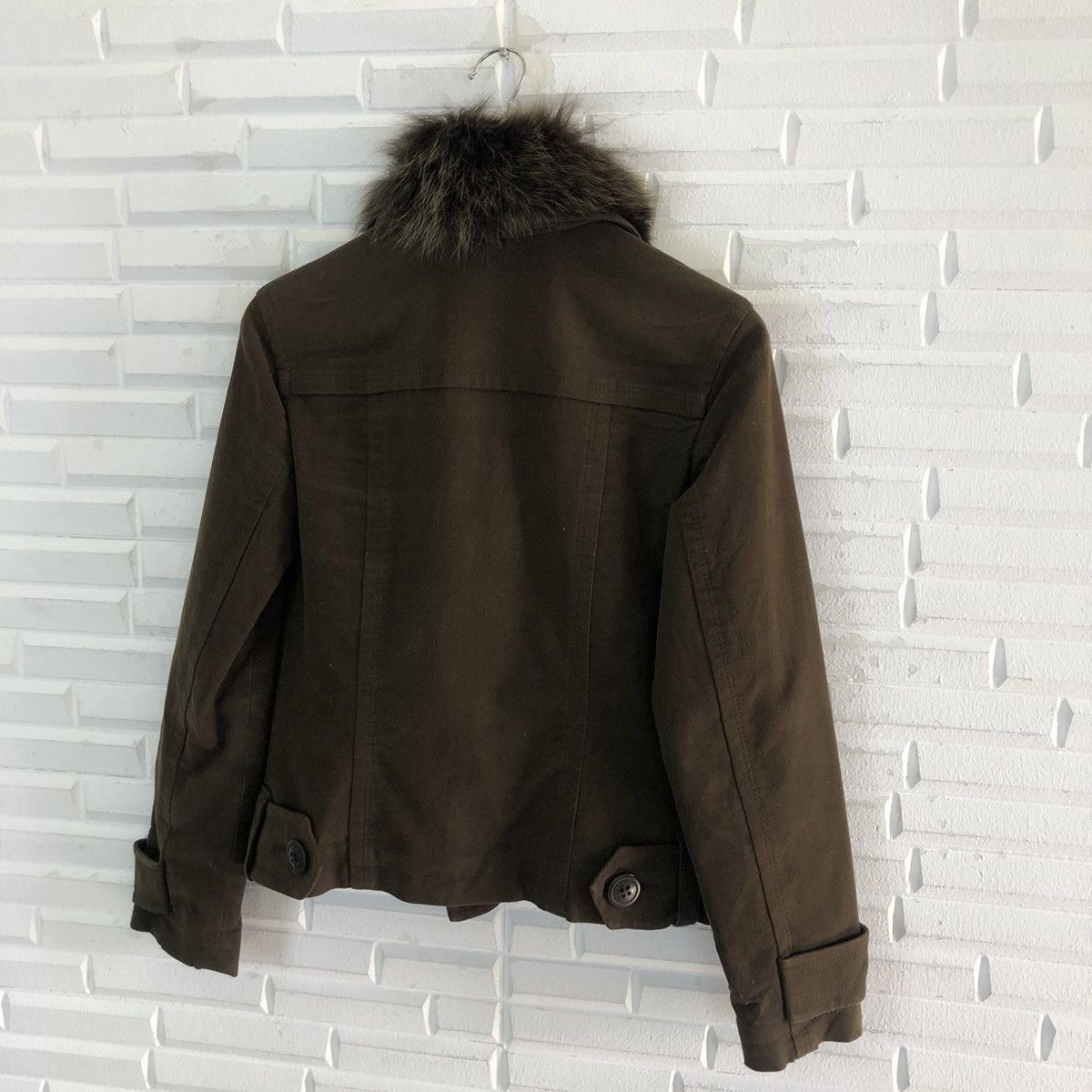 Burberry × Vintage BURBERRY BLUE LABEL FURR JACKET Size US M / EU 48-50 / 2 - 6 Thumbnail