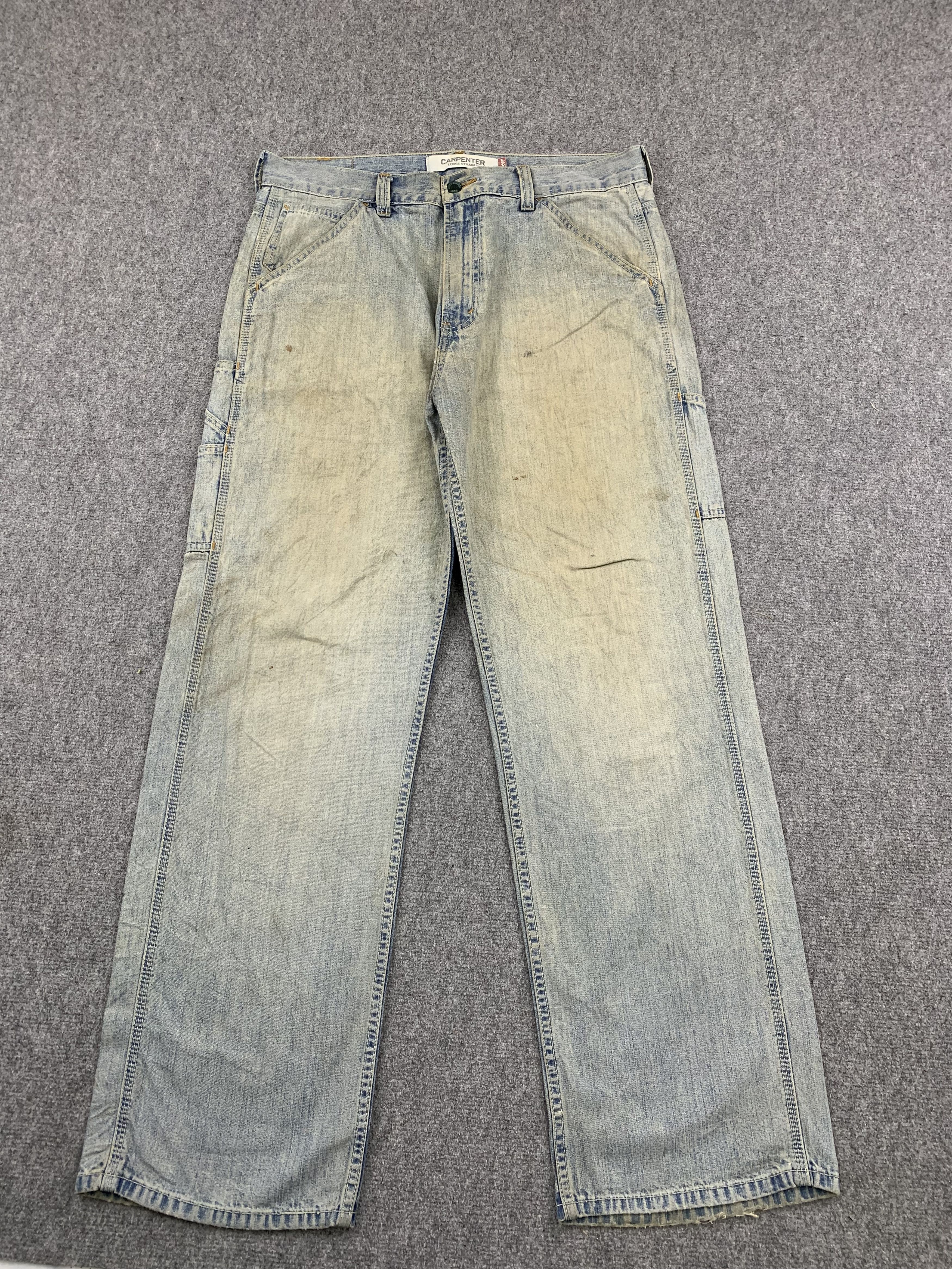 Levi's Vintage Levis Carpenter Light Wash Jeans DP1834 Size US 37 - 1 Thumbnail