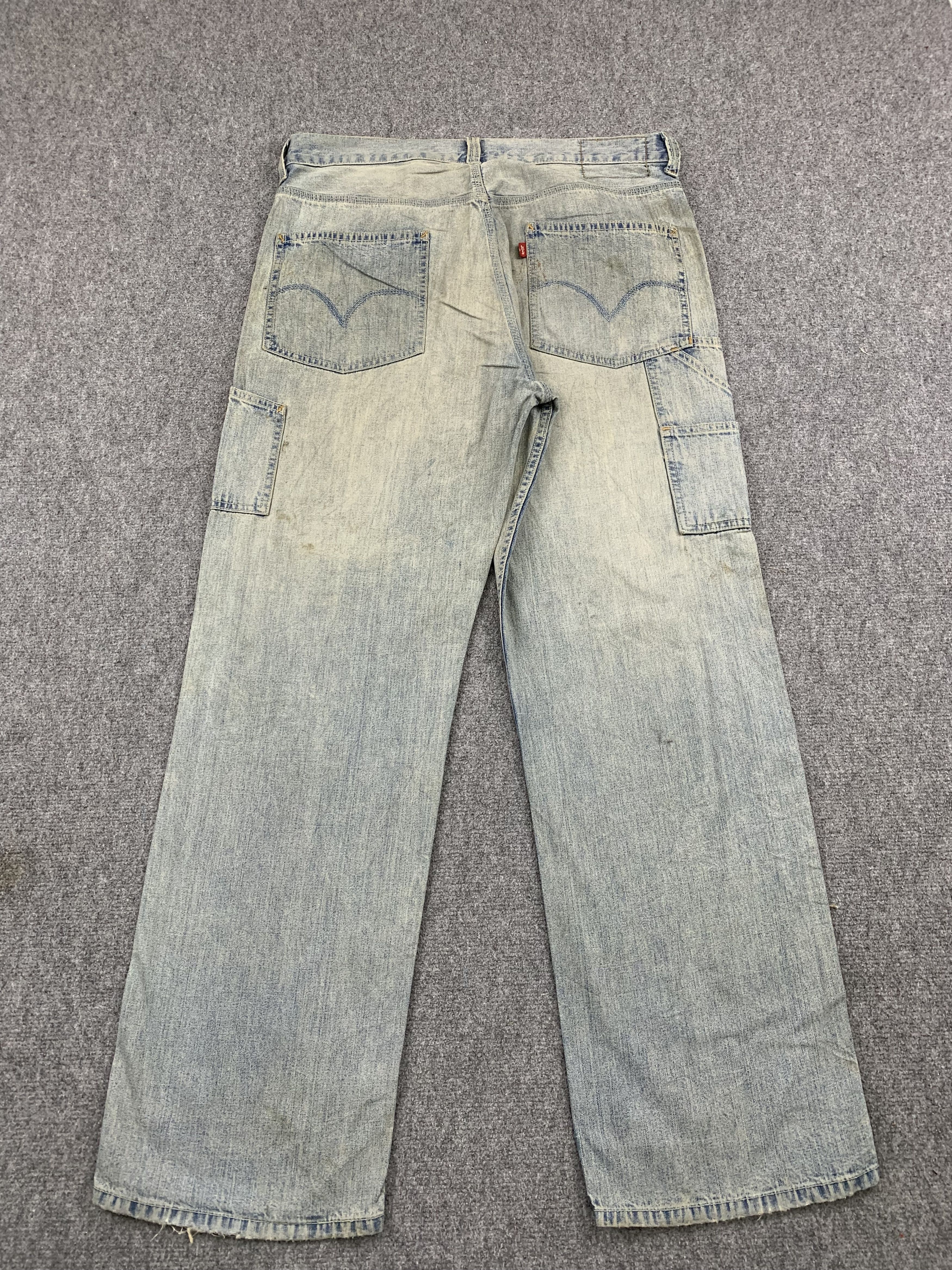 Levi's Vintage Levis Carpenter Light Wash Jeans DP1834 Size US 37 - 3 Thumbnail