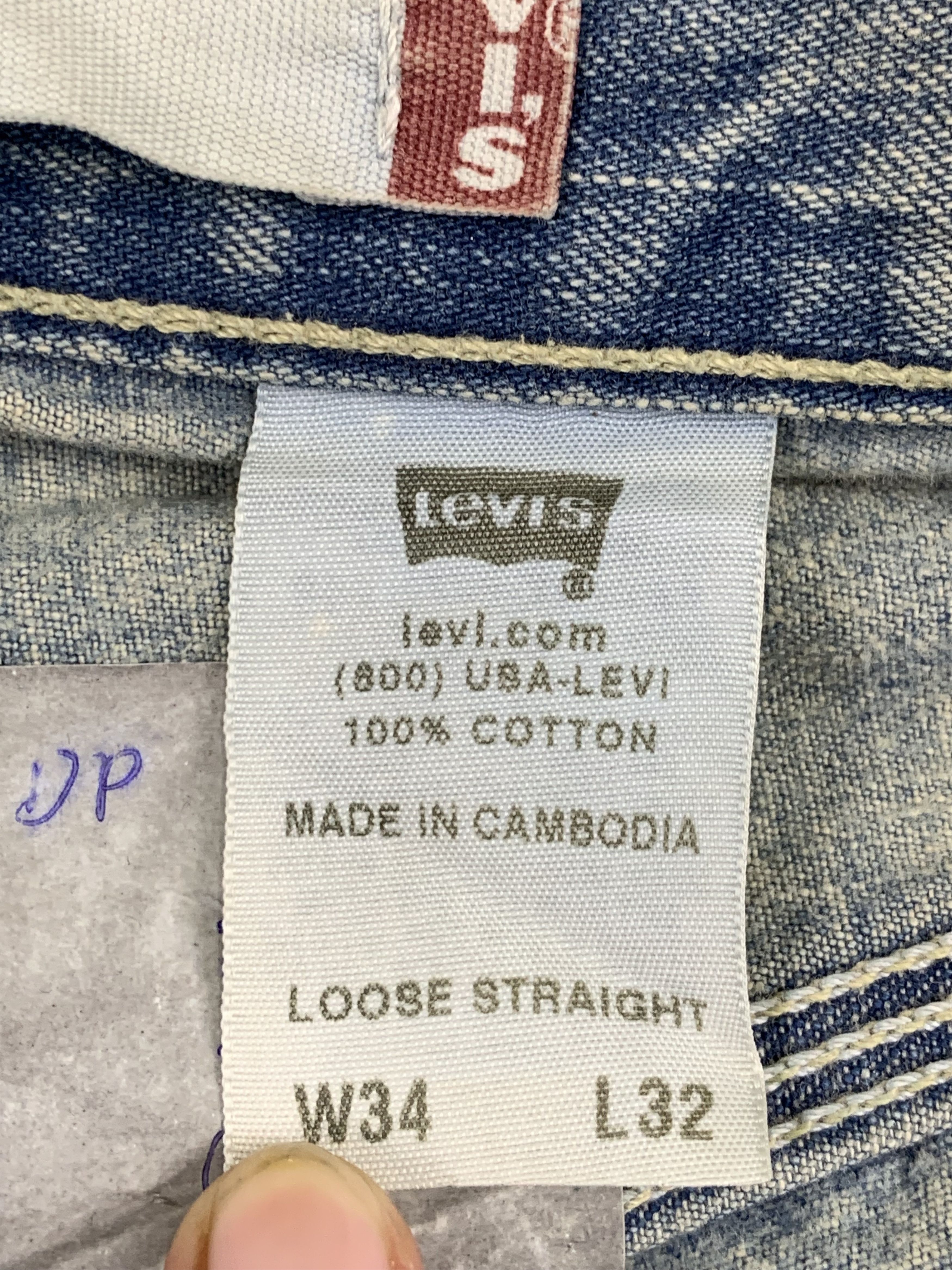 Levi's Vintage Levis Carpenter Light Wash Jeans DP1834 Size US 37 - 7 Thumbnail