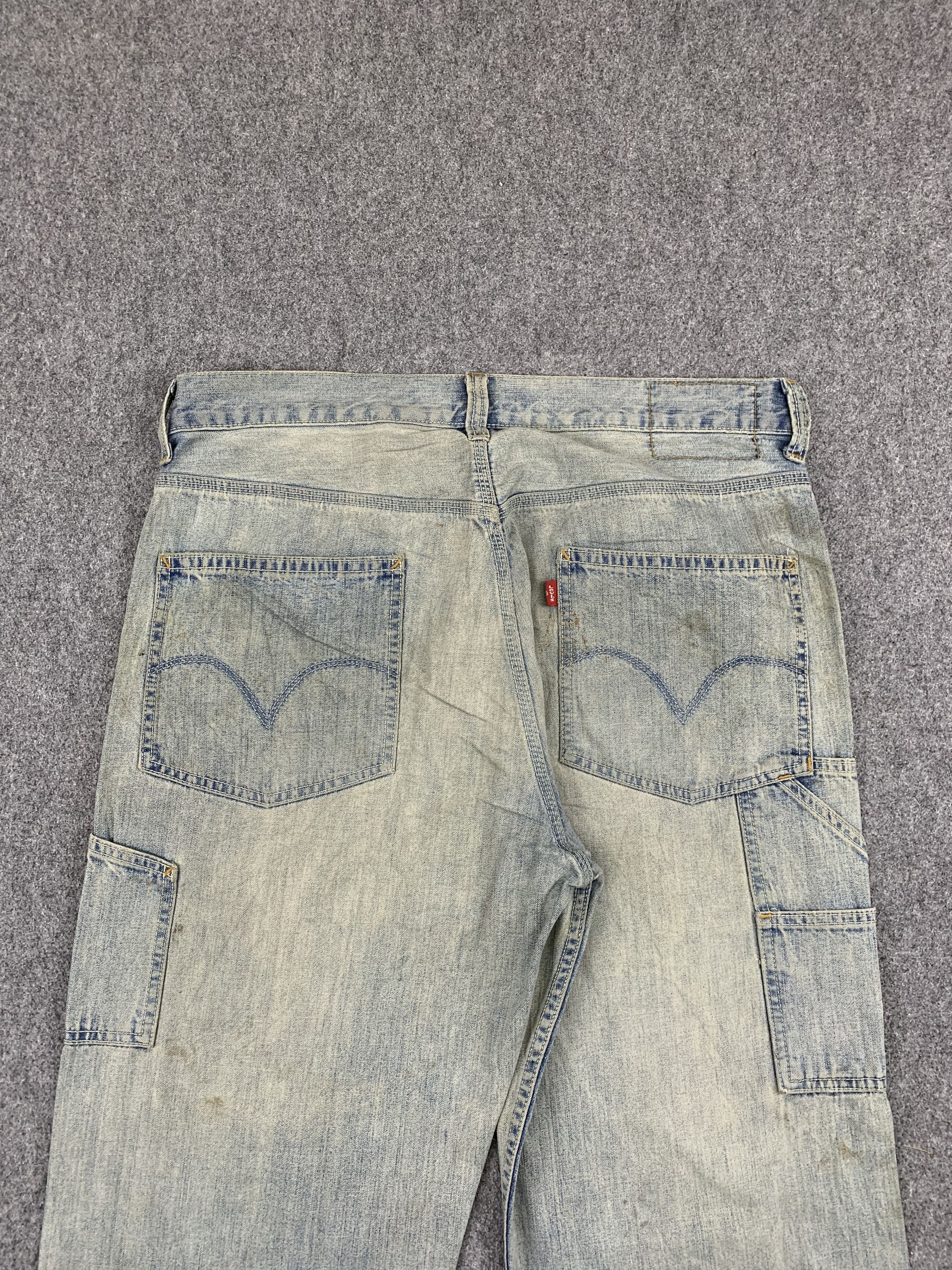 Levi's Vintage Levis Carpenter Light Wash Jeans DP1834 Size US 37 - 4 Thumbnail