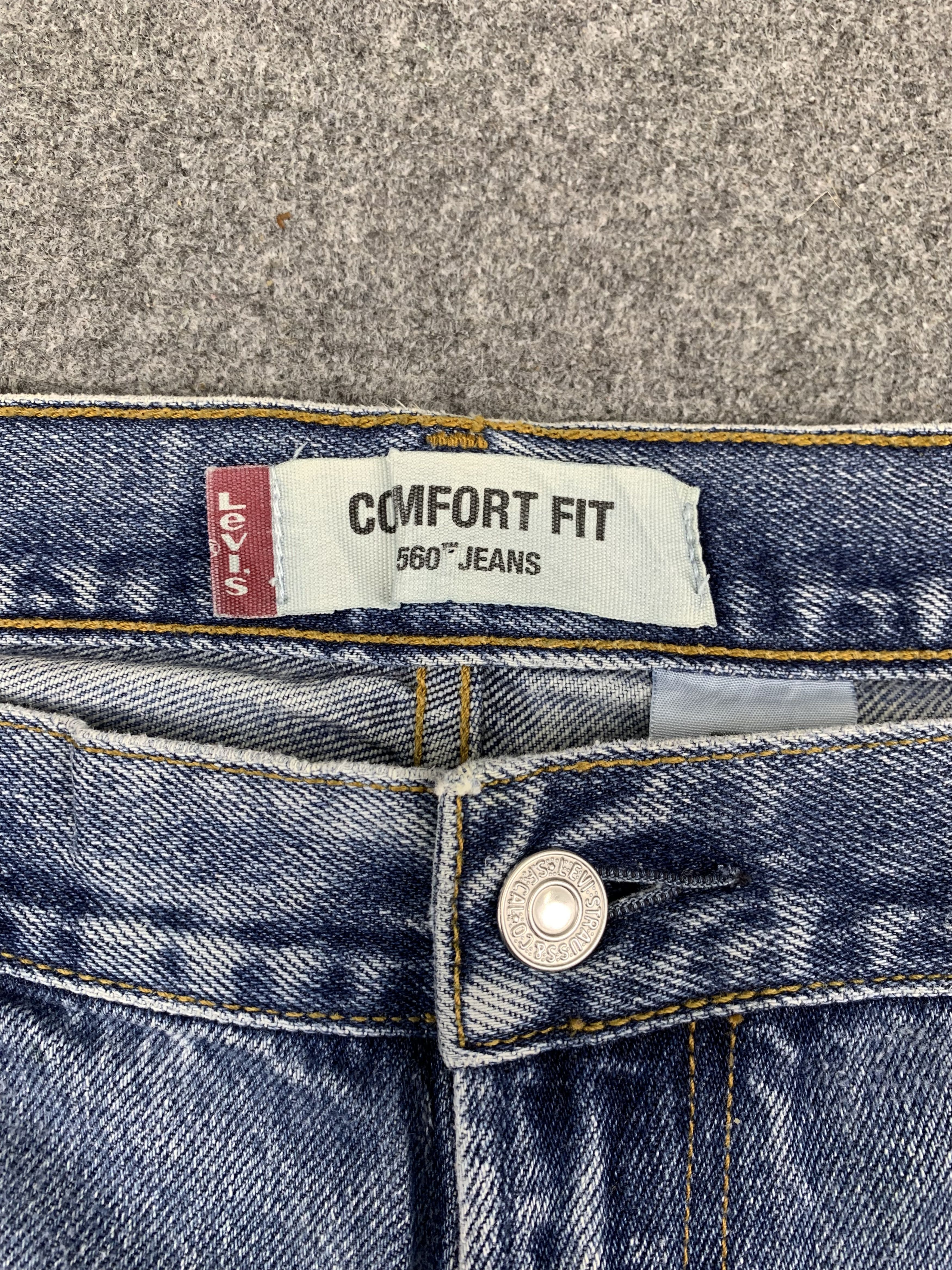 Levi's Vintage Levis 560 Light Blue Jeans DP1836 Size US 41 - 6 Thumbnail