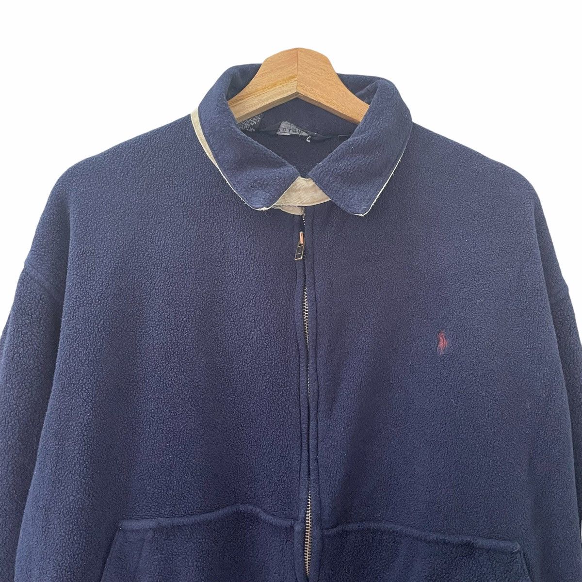 Polo Ralph Lauren × Vintage 💥90s Polo Ralph Lauren Fullzip Fleece Jacket Size US L / EU 52-54 / 3 - 3 Thumbnail