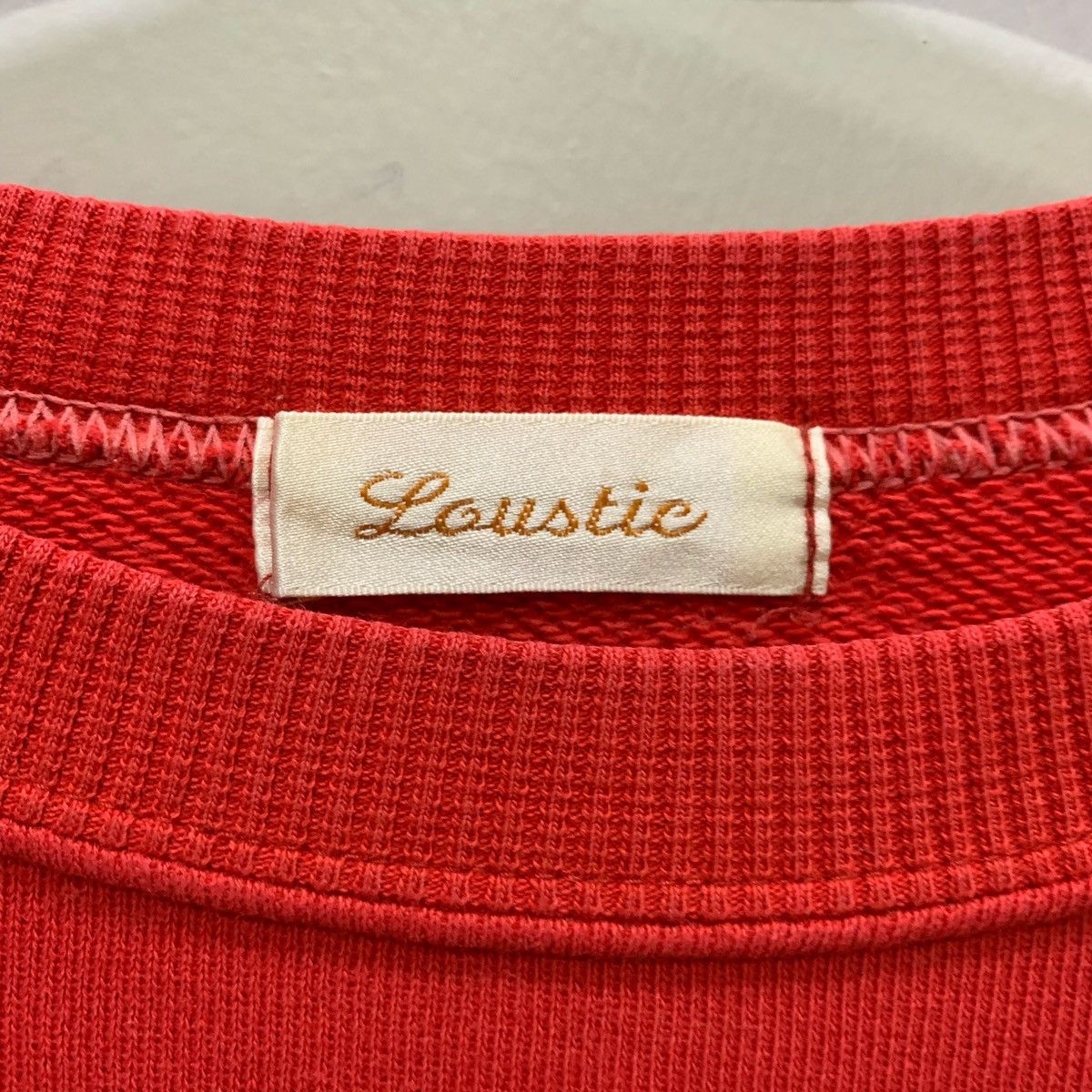 Japanese Brand × Vintage LOUSTIC CONFIANCE Sweatshirt Fits L Size US L / EU 52-54 / 3 - 4 Thumbnail