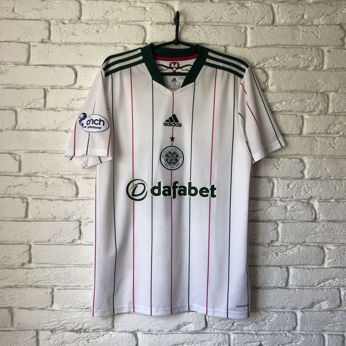 image of Adidas x Jersey Celtic Player Issue 18 Rogic 2021 2022 Third Jersey in White, Men's (Size Medium)