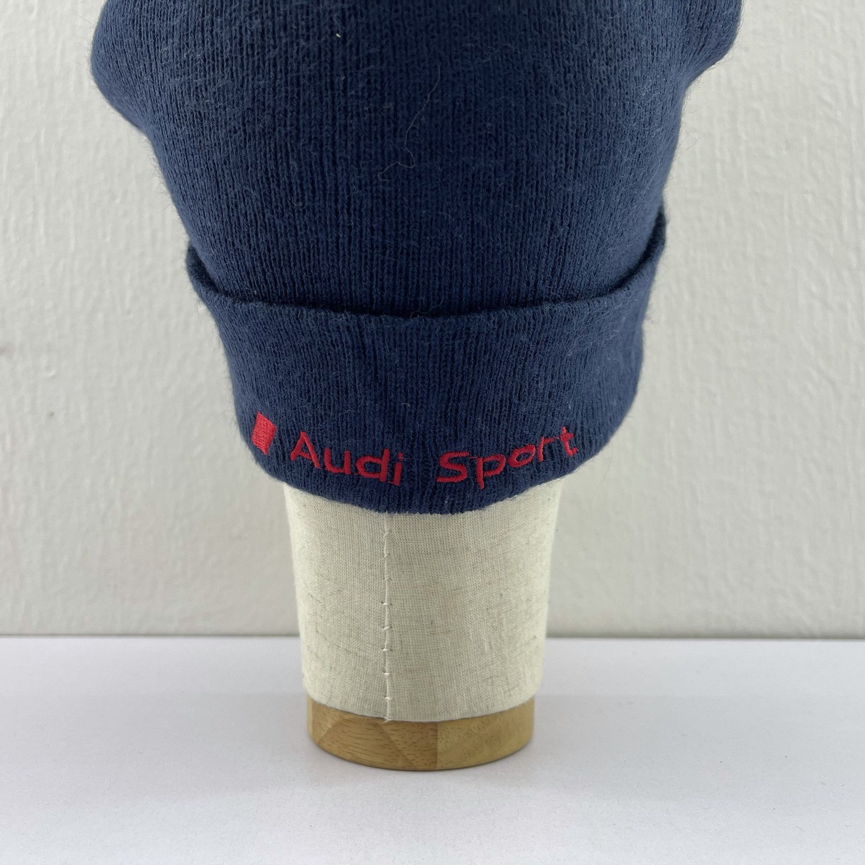 Audi × Vintage Audi Sport Embroidery Logo Beanie Hats-BH2211 Size ONE SIZE - 4 Thumbnail