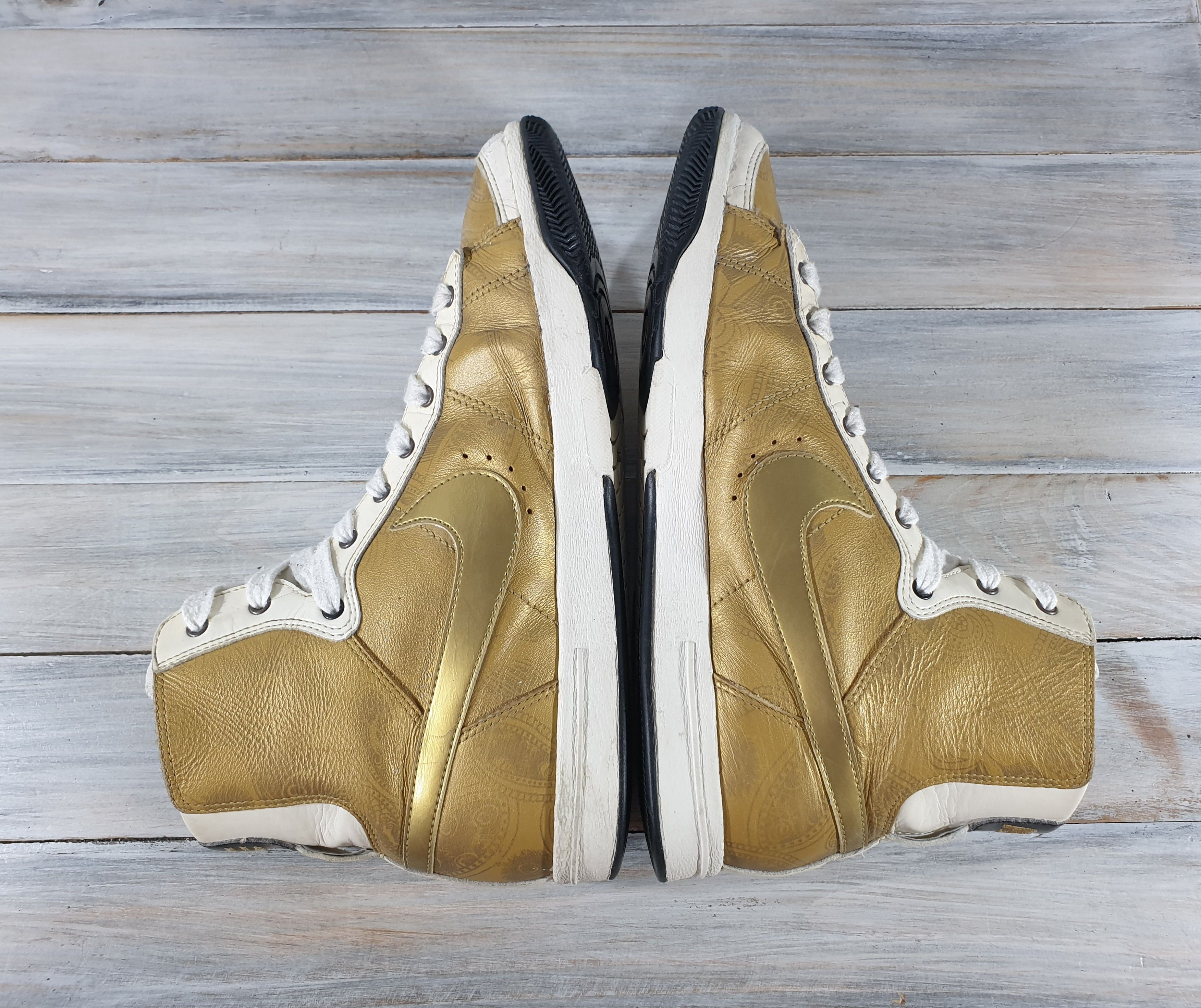 Nike Vintage Nike Blazer Mid Plus Granite & Metallic Gold Womens Size US 7 / IT 37 - 8 Thumbnail