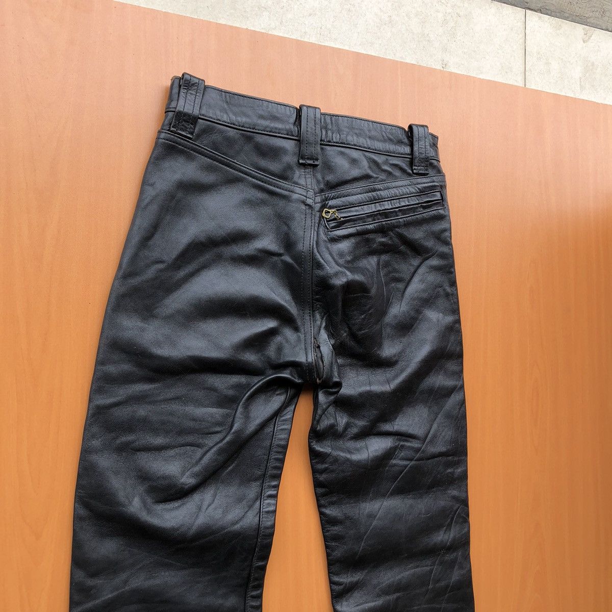 Harley Davidson × The Real McCoy's × Vintage VINTAGE THE REAL MCCOY HARLEY DAVIDSON HORSEHIDE PANTS Size US 29 - 7 Thumbnail