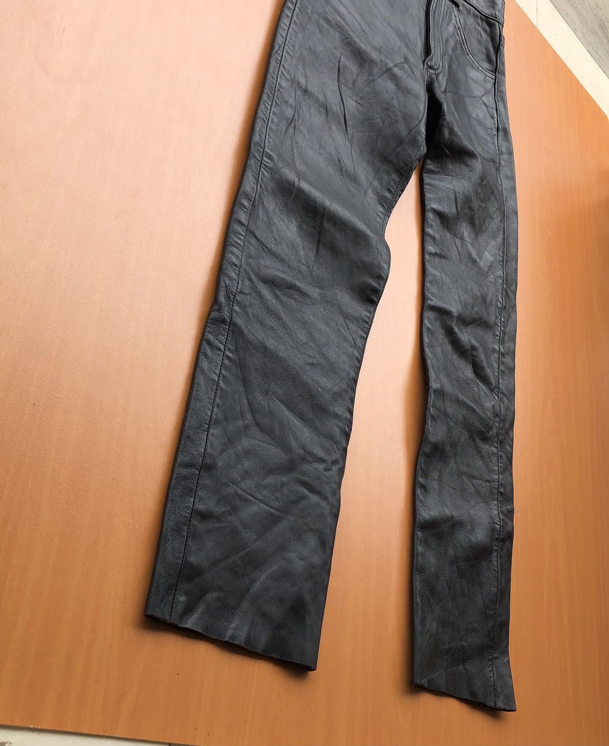 Harley Davidson × The Real McCoy's × Vintage VINTAGE THE REAL MCCOY HARLEY DAVIDSON HORSEHIDE PANTS Size US 29 - 3 Thumbnail