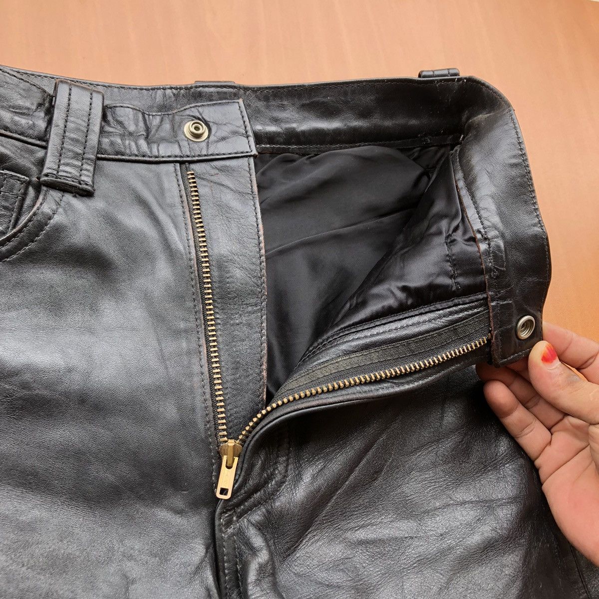 Harley Davidson × The Real McCoy's × Vintage VINTAGE THE REAL MCCOY HARLEY DAVIDSON HORSEHIDE PANTS Size US 29 - 4 Thumbnail