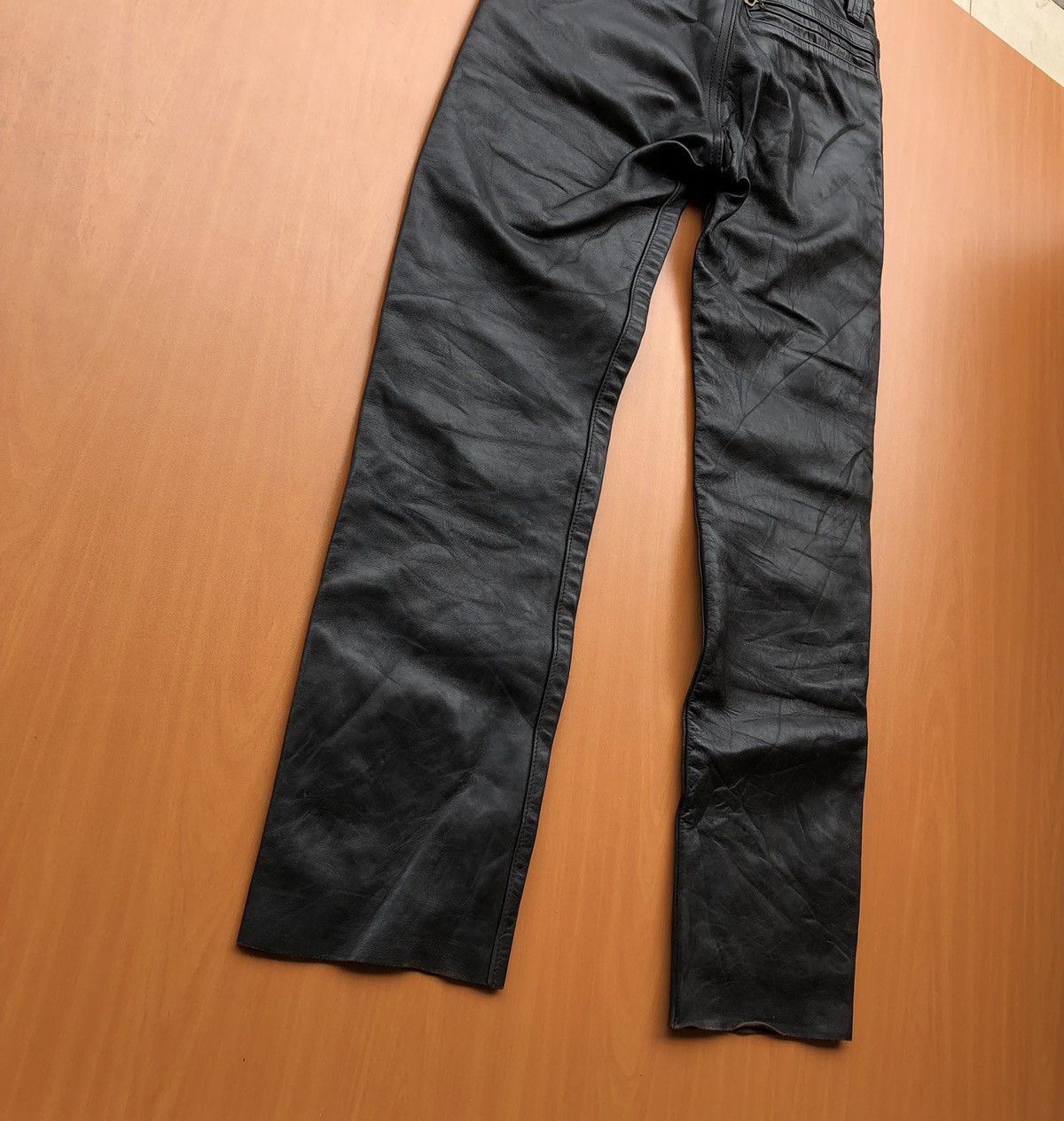 Harley Davidson × The Real McCoy's × Vintage VINTAGE THE REAL MCCOY HARLEY DAVIDSON HORSEHIDE PANTS Size US 29 - 8 Thumbnail